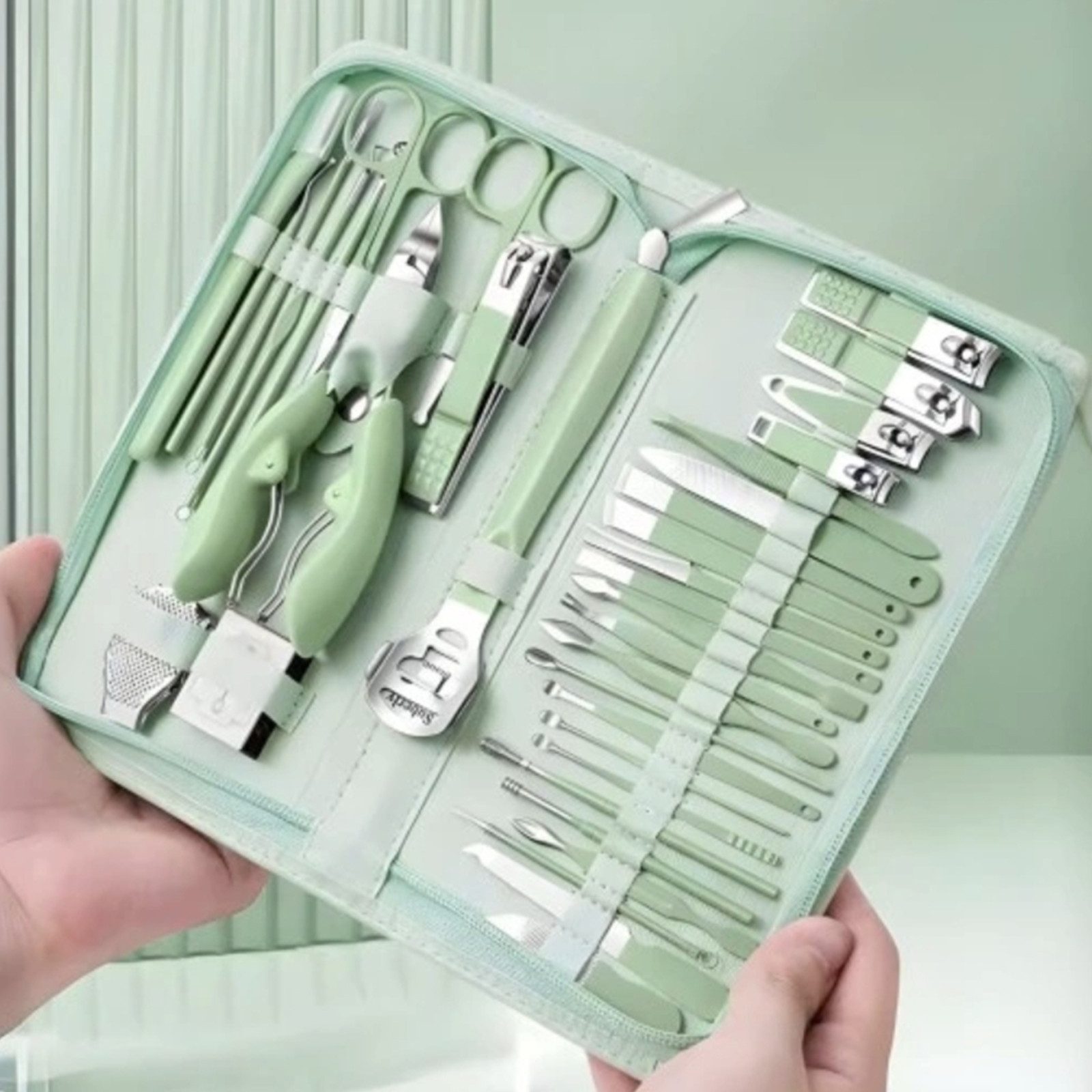 STILVORA Maniküre-Etui 35er Nagelset Nagelpflege Set Nagelknipser Nagelhaut günstig online kaufen