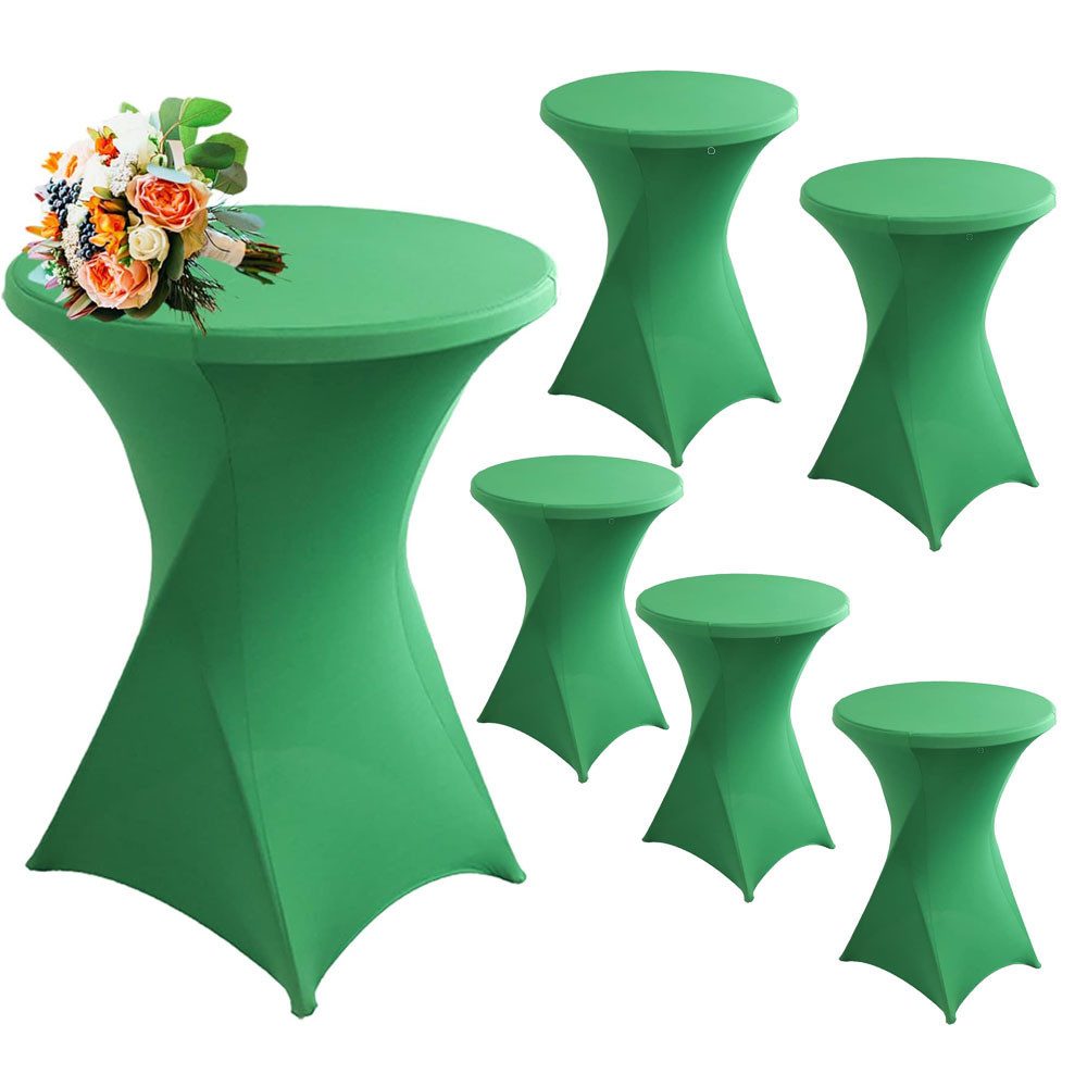 RWEUOQ Tischschonbezug 6er-Set Polyester-Stretch-Tischdecken 60 x günstig online kaufen