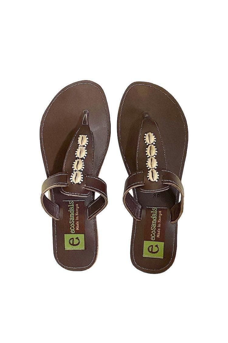 Ecosandals Tula - Braun Zehentrenner