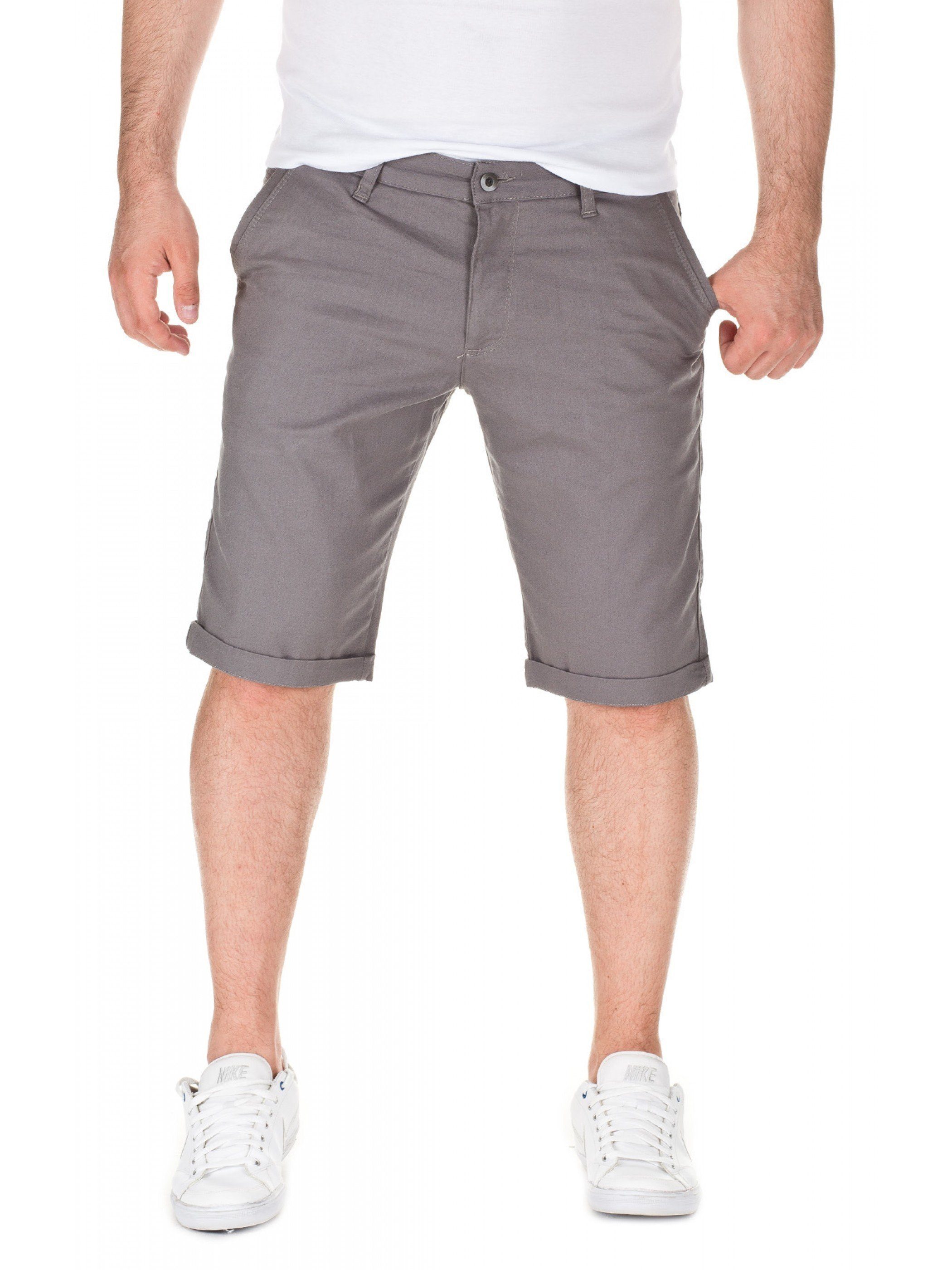 WOTEGA Shorts WOTEGA Chino 4236) (grey in Alex Unifarbe Grau - shorts