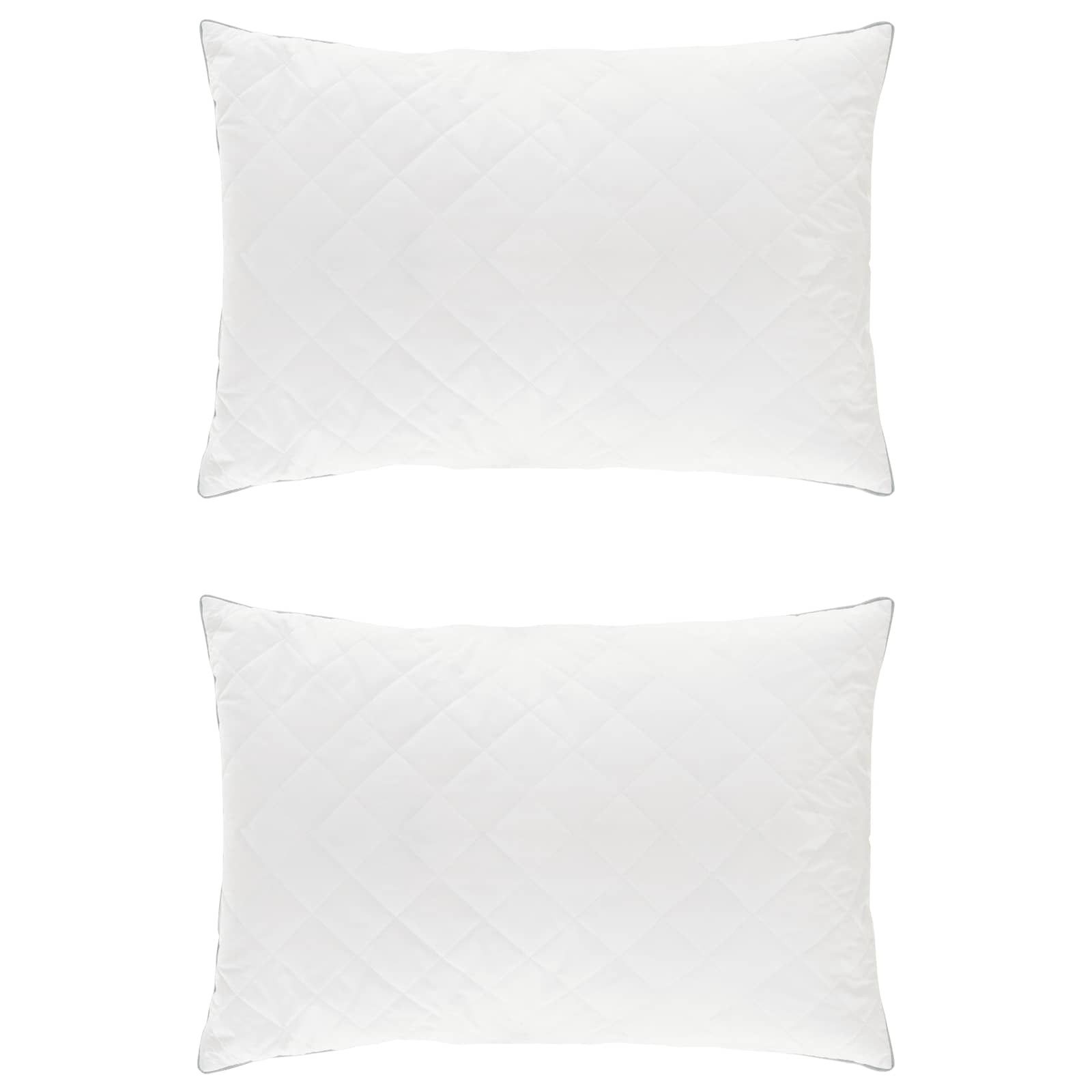 vidaXL Kopfkissen Kopfkissen FULDA 2 Stk. 60 x 80 cm 100% Gänsedaunen und -federn, Bezug: Gänsedaune