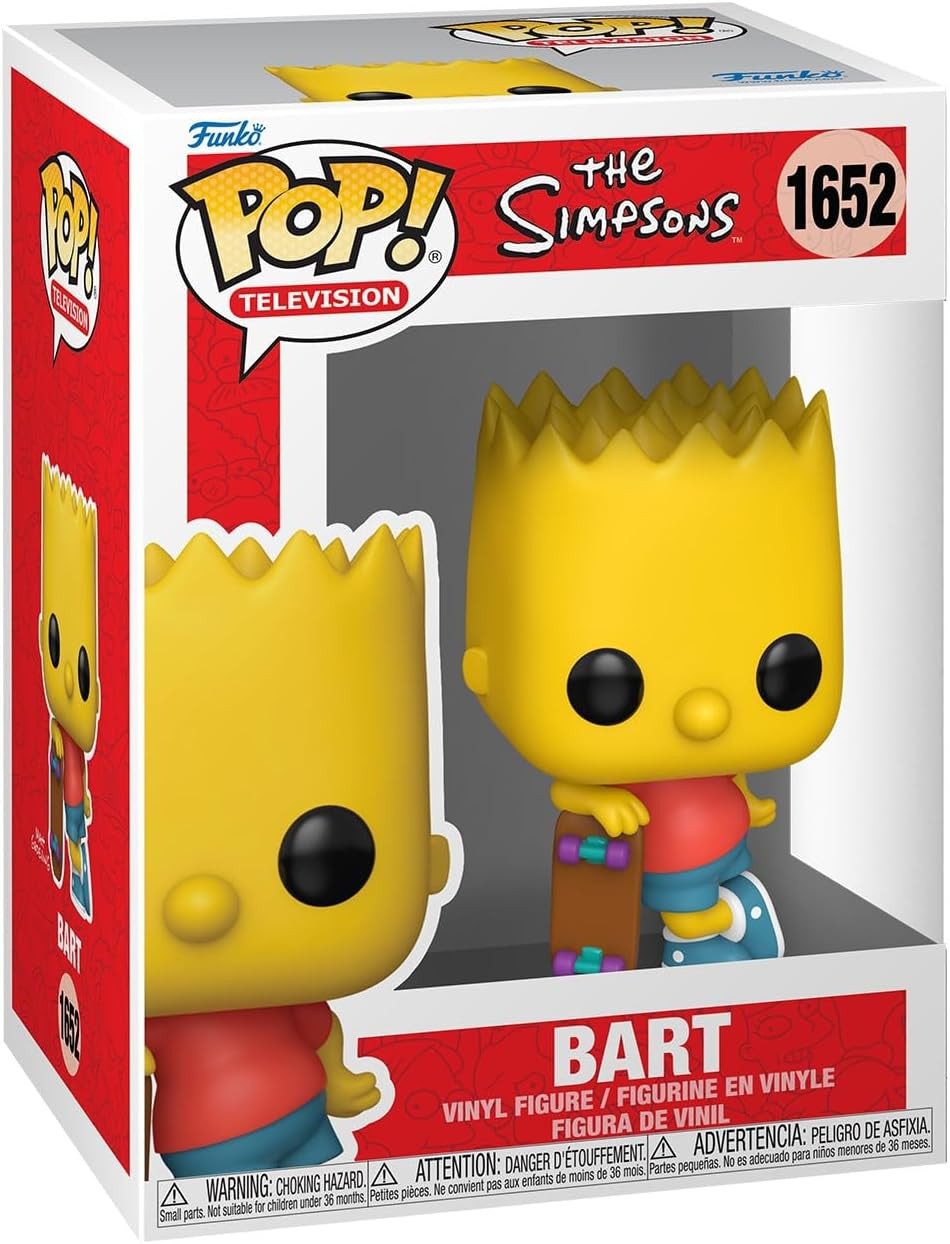 Funko Actionfigur Simpsons Pop! Animation Vinyl Figur Bart 9 cm, (1-tlg), coole Vinyl-Figur
