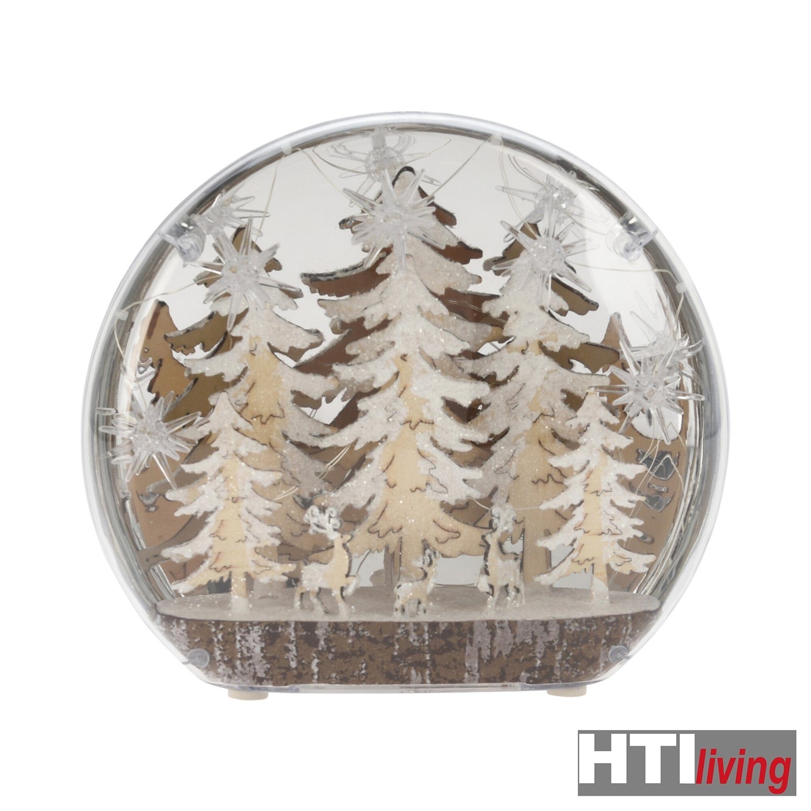 HTI-Living Kuppel, Weihnachtsdeko LED Wald Weihnachtsfigur