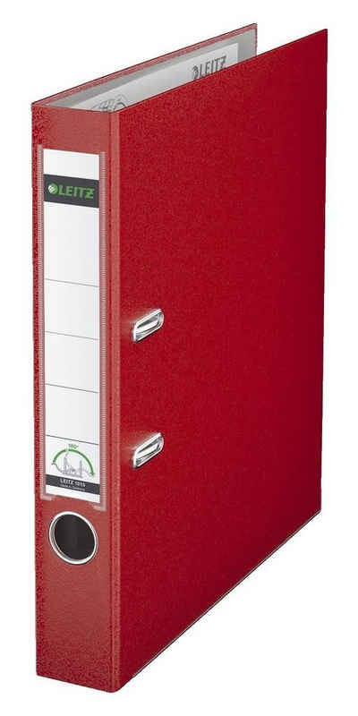 LEITZ Archivcontainer LEITZ 180 Grad Ordner, DIN A4, 52 mm, rot