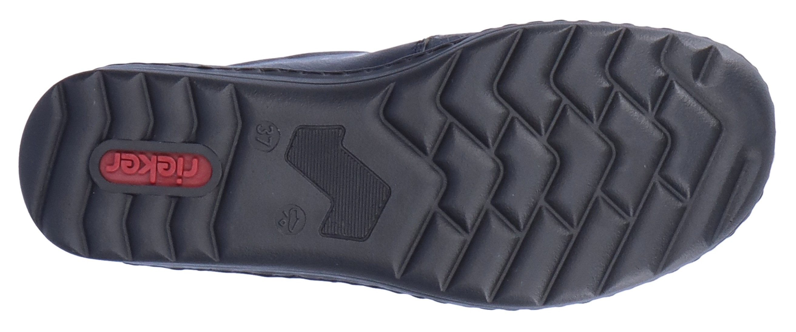 Rieker Klettschuh mit dezentem Paisley-Muster