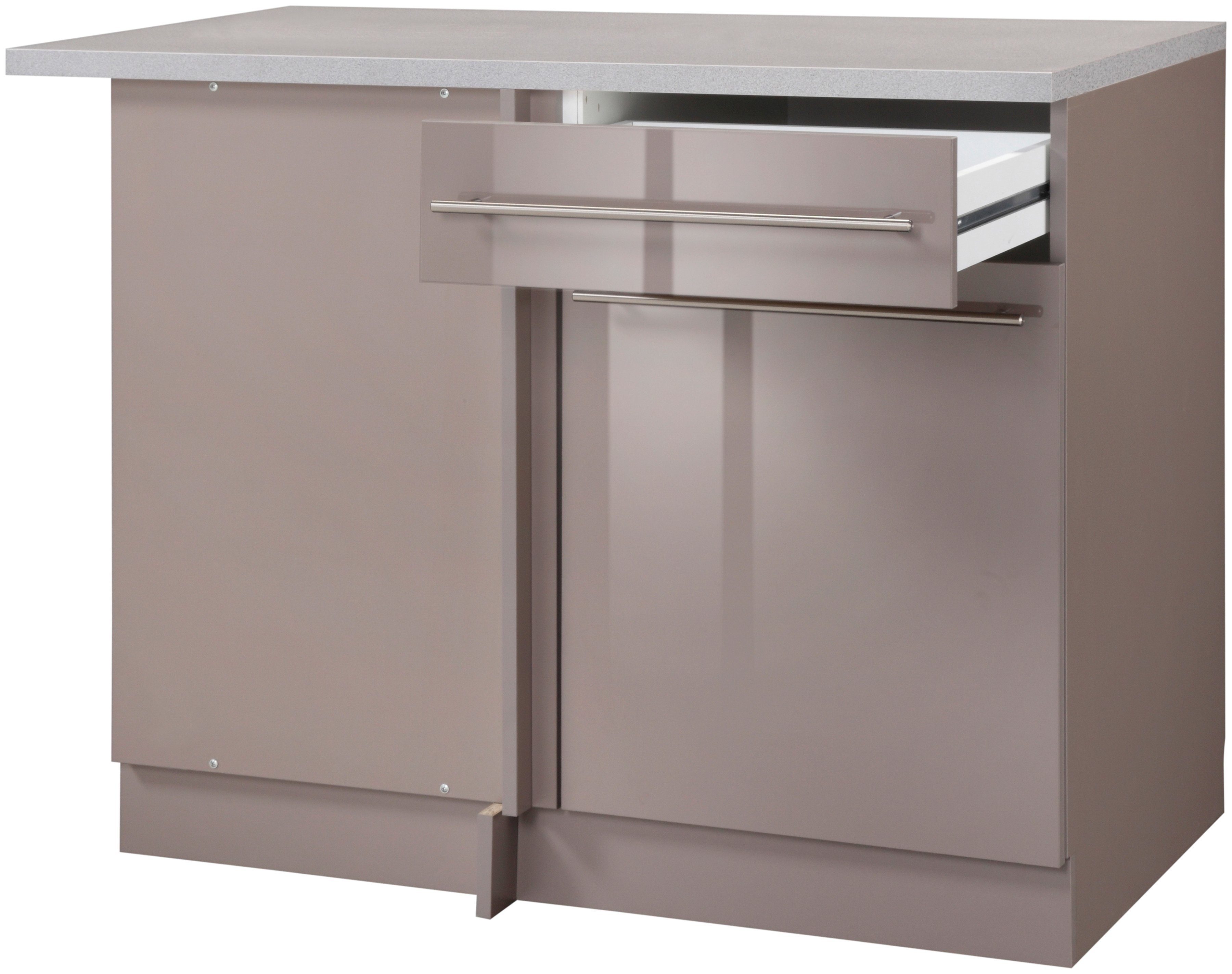 wiho Küchen Eckunterschrank Chicago 110 cm günstig online kaufen