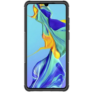 CoolGadget Handyhülle Outdoor Case Hybrid Cover für Huawei P30 Lite 6,2 Zoll, Schutzhülle extrem robust Handy Case für Huawei P30 Lite Hülle