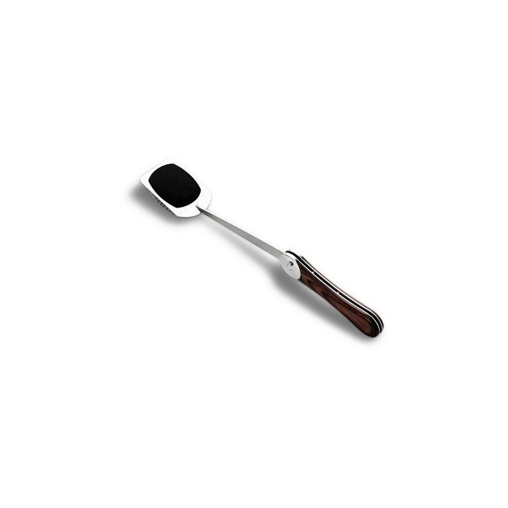 Legnoart Grillbürste Eschenholz Edelstahl Braun Silber BQ-4, einklappbar