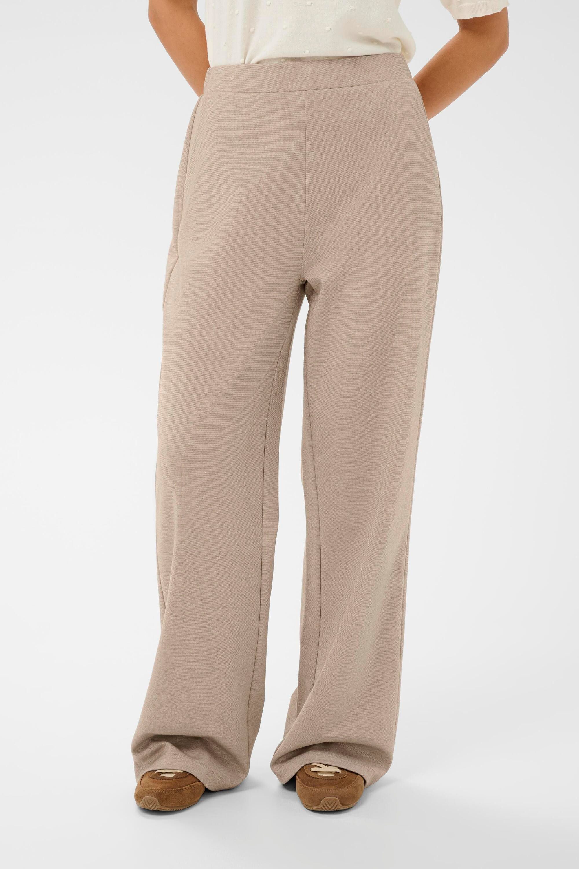 Cream Stoffhose Casual Hose CRAnett