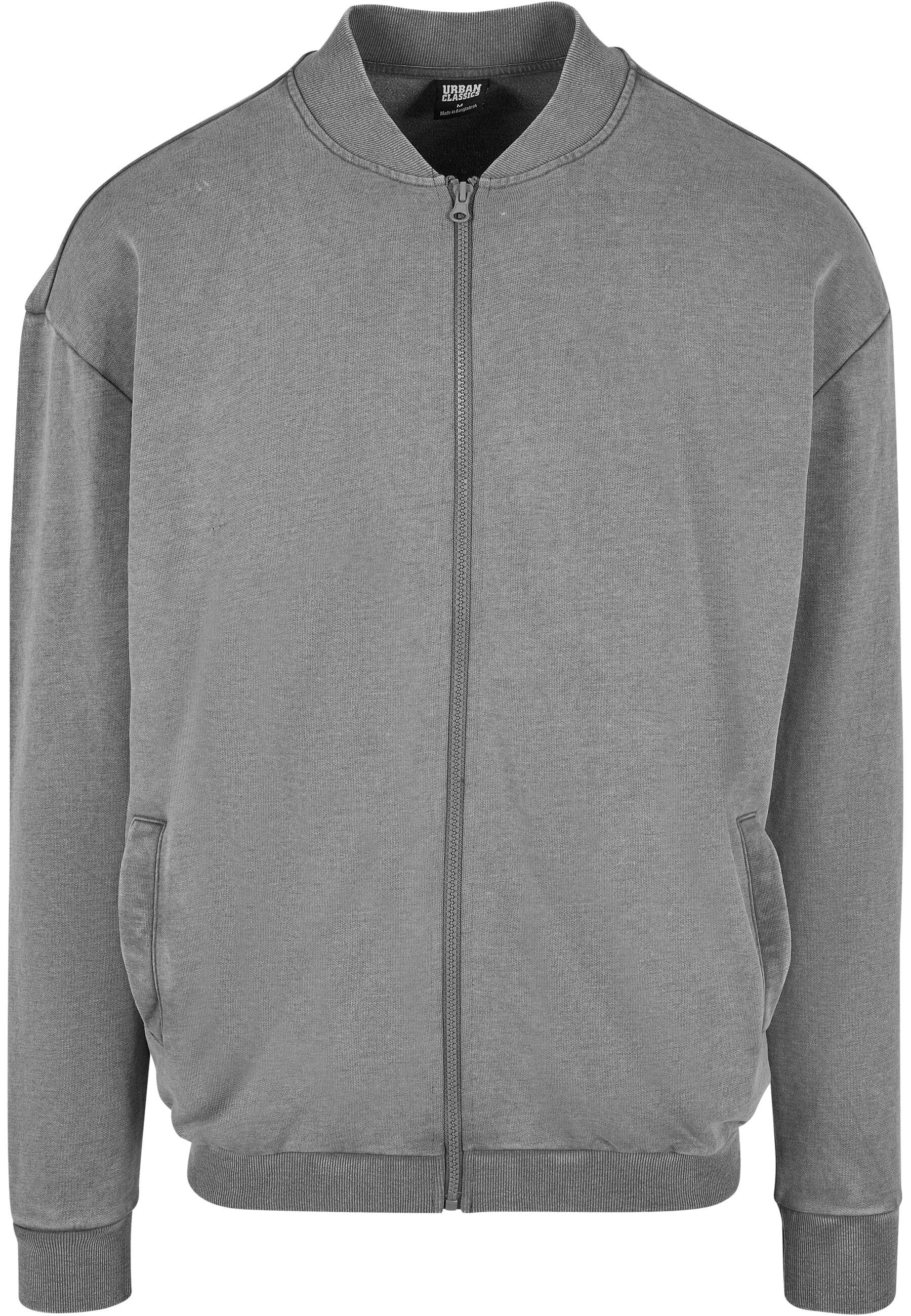 URBAN CLASSICS Bomberjacke Urban Classics Herren Washed Sweat Bomber (1-St)