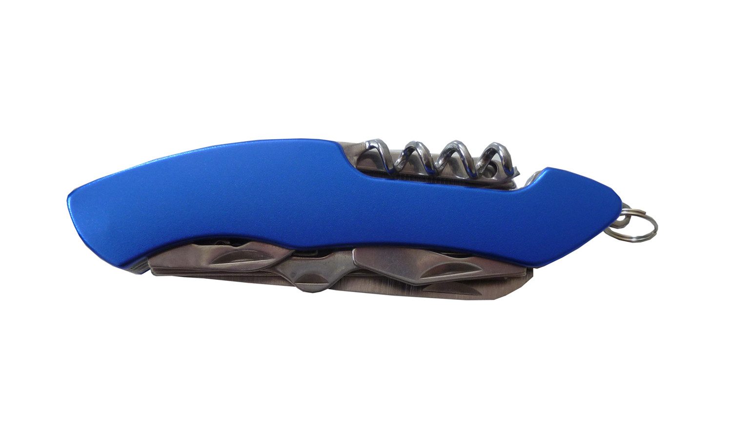 Best Offer Multitool Taschenmesser "Allrounder" / mit 16 Funktionen / Farbe: blau
