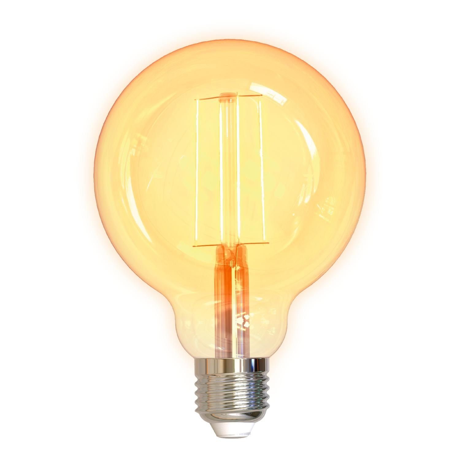 System und DELTACO 1 95mm inkl. E27, Smarte Watt, 5 LED-Leuchtmittel Jahre LED E27 Herstellergarantie SMART 5,5 TUYA St., HOME Filamentbirne Lampe