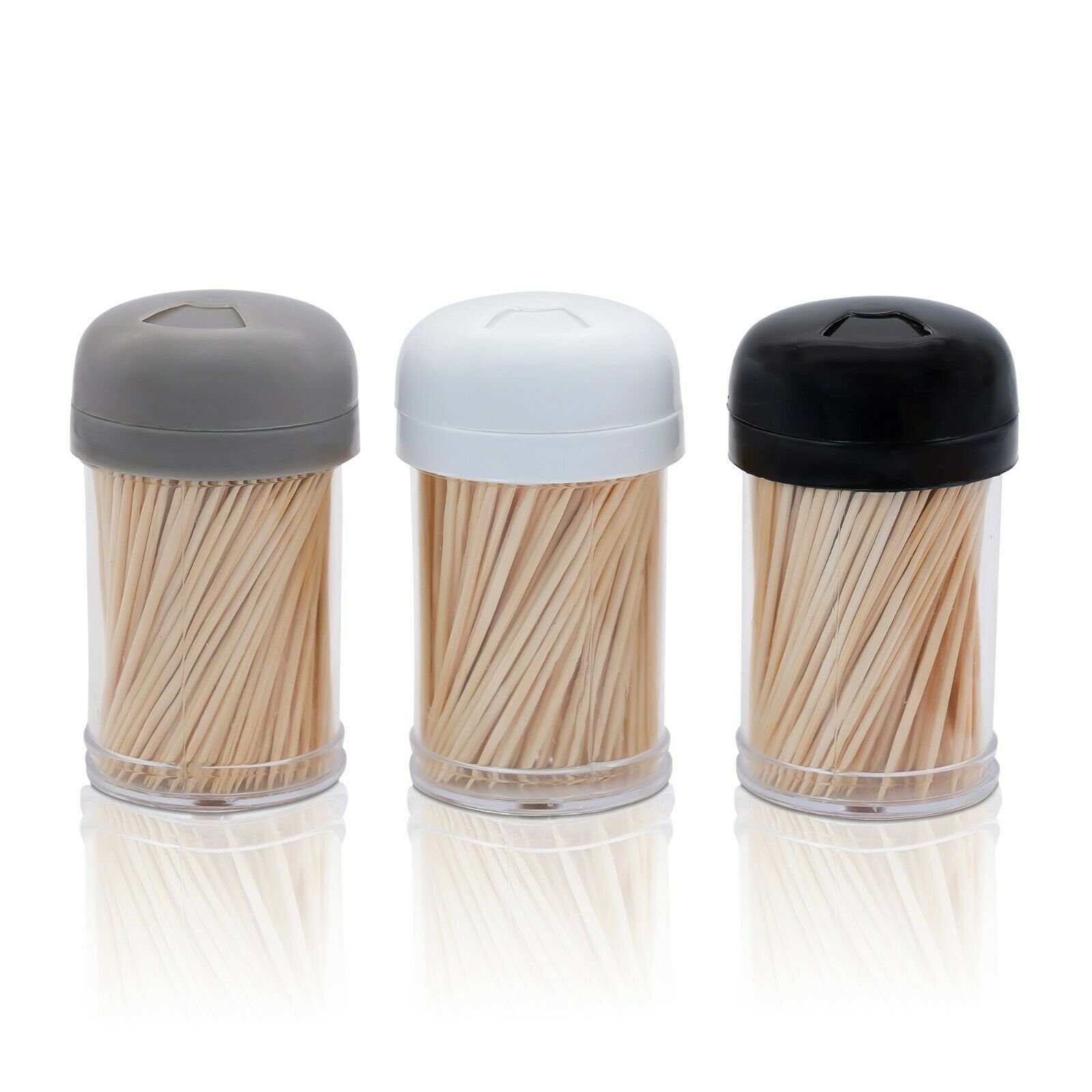 TSB Werk Zahnstocherspender 900x Zahnstocher Zahnhölzer Зубні щітки Zahnstick, (900-tlg), Holz, Spieß, Käse, Obst, Spenderbox