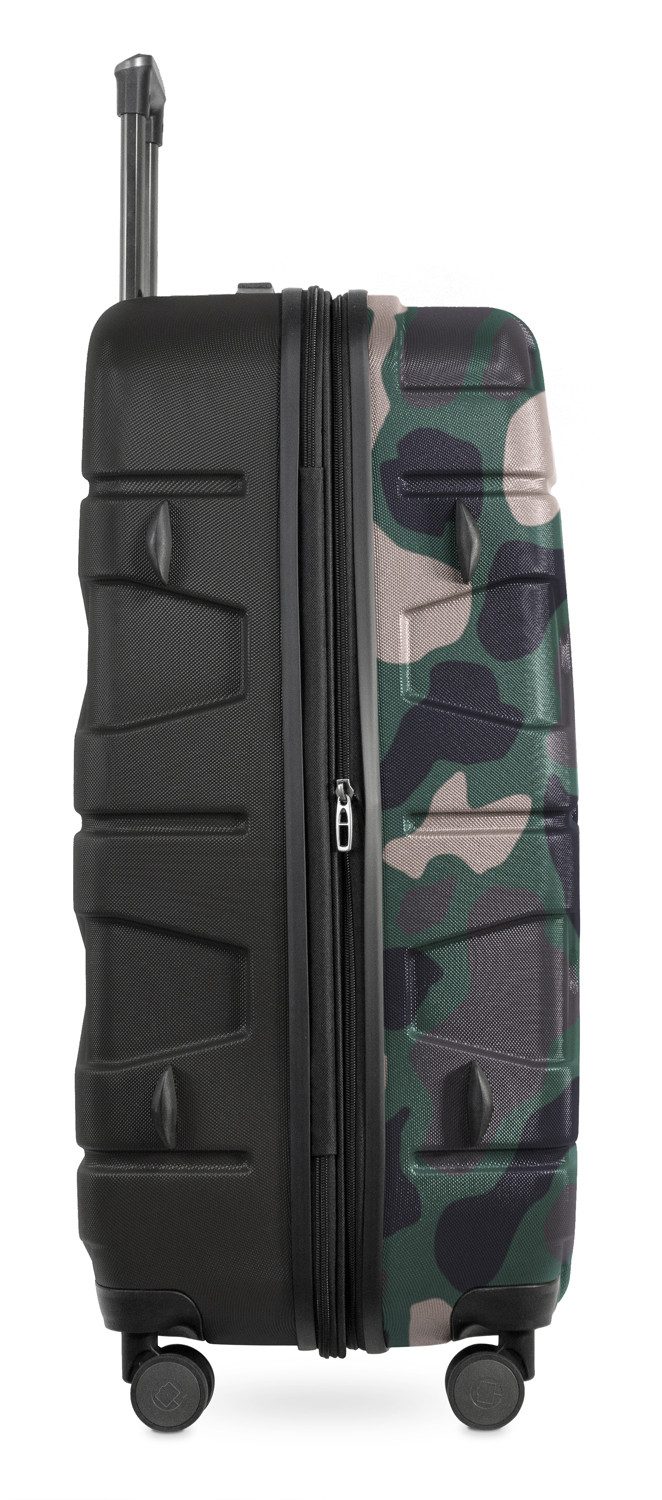 Hauptstadtkoffer Trolley X-Kölln, 4 Rollen, Großer Hartschalenkkoffer Erweiterung TSA 76cm 120L