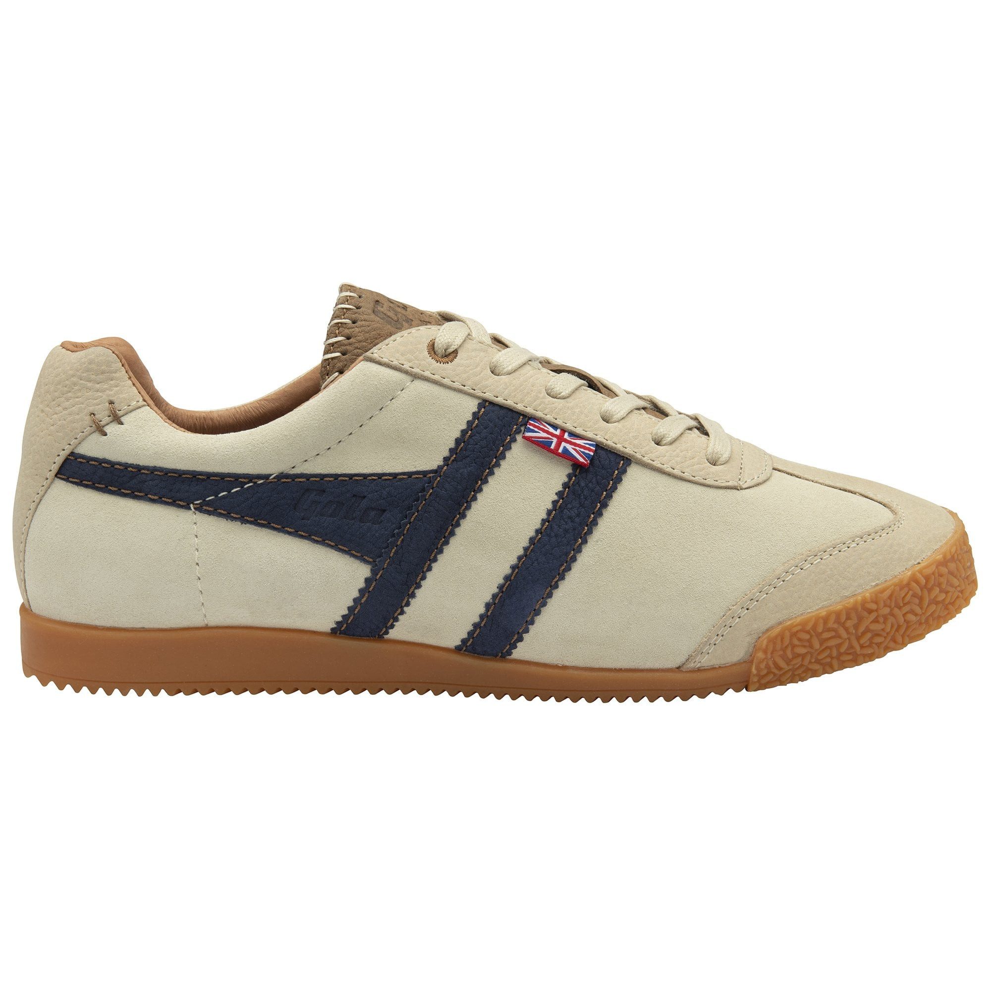 Gola Harrier Cambridge 2024 - Made in England - beige/navyblau Herren Sneak günstig online kaufen