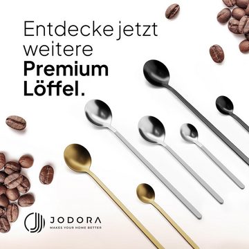 JODORA Kaffeelöffel JODORA Kaffeelöffel Edelstahl silber matt, -spülmaschinenfest, rostfrei, stabil