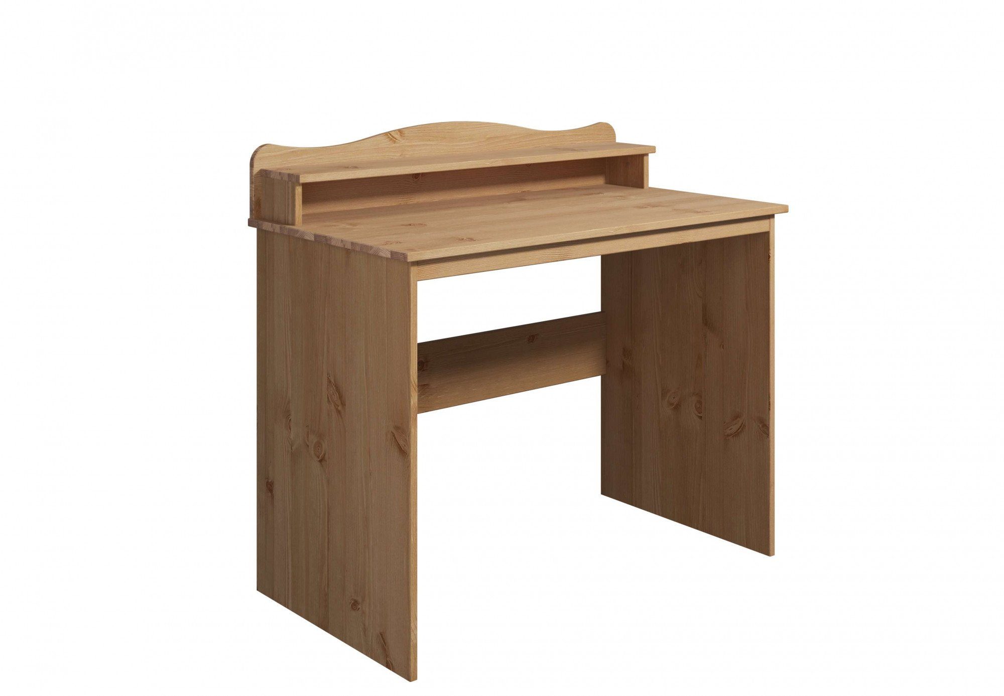 Home affaire Schreibtisch Lesve, aus massiver Kiefer, mit Schreibtischaufsatz