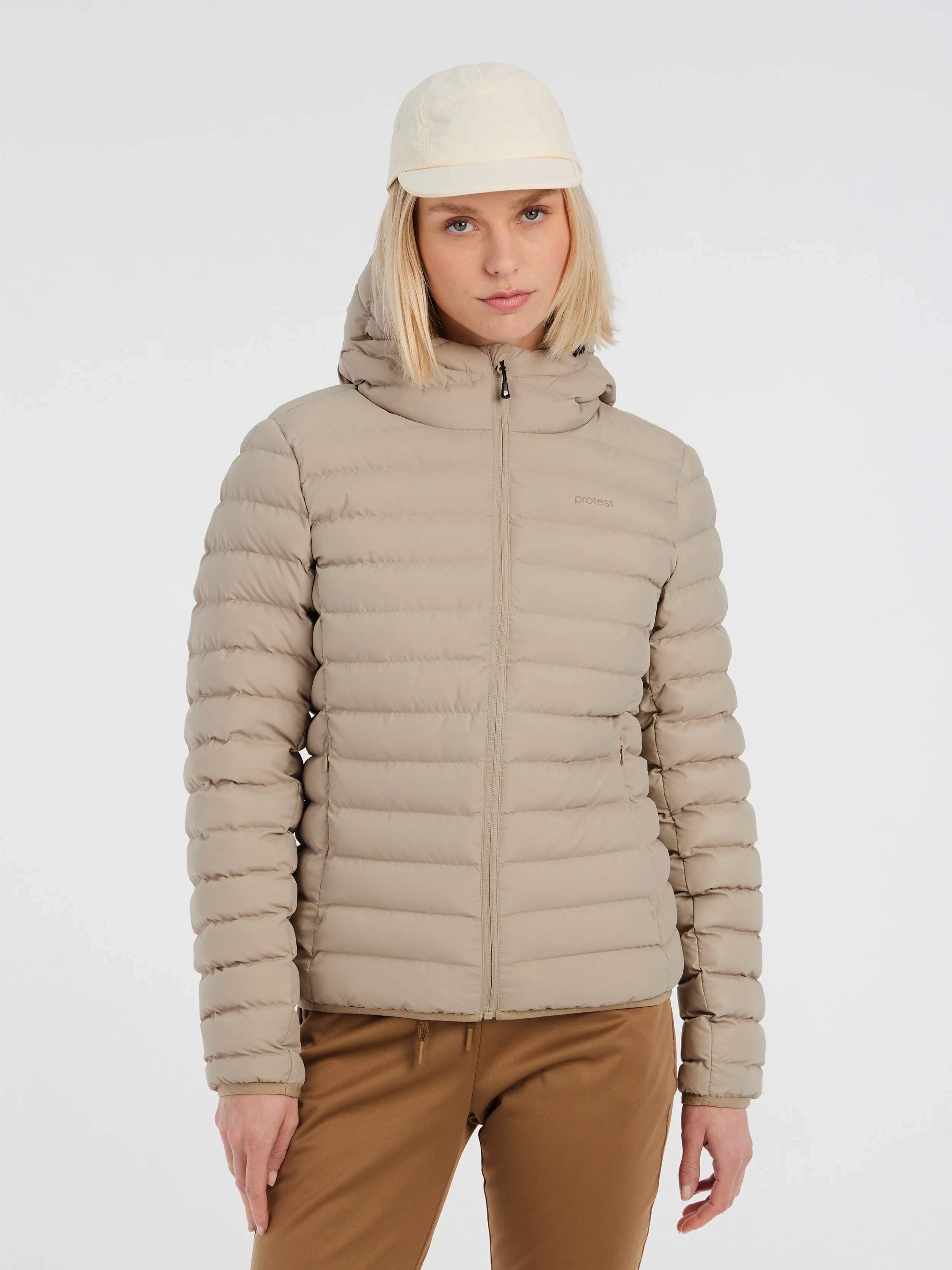 Protest Steppjacke PRTICE outdoor pufferjacket BambooBeige