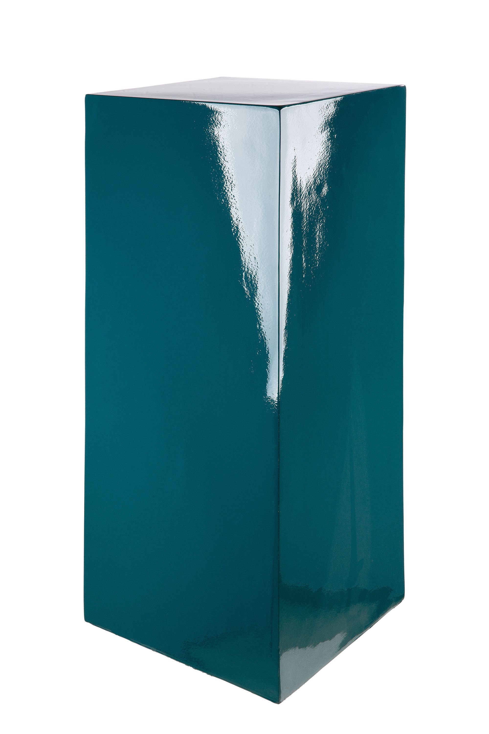 - B. x Blumentopf - GILDE Säule Solid blau 27cm GILDE H. 70cm