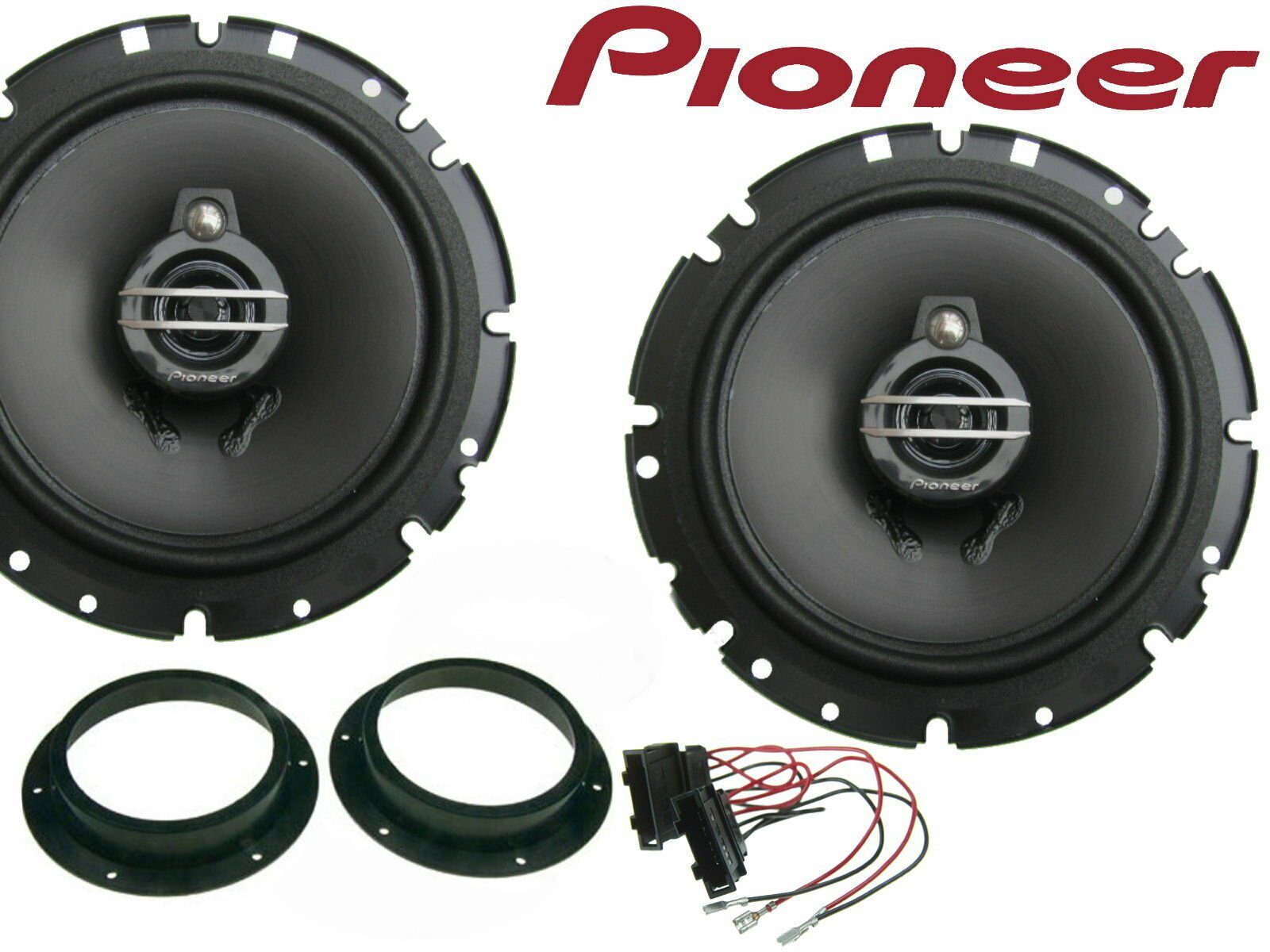 DSX Pioneer 3 Wege passend für VW Golf 5 03-20 Set Tür Vorn 300 Watt Auto-Lautsprecher (40 W)