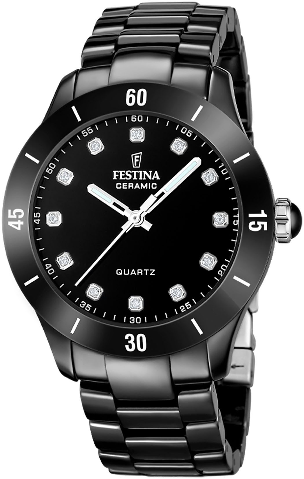 Festina Keramikuhr Ceramic F20723/2, Quarzuhr, Armbanduhr, günstig online kaufen