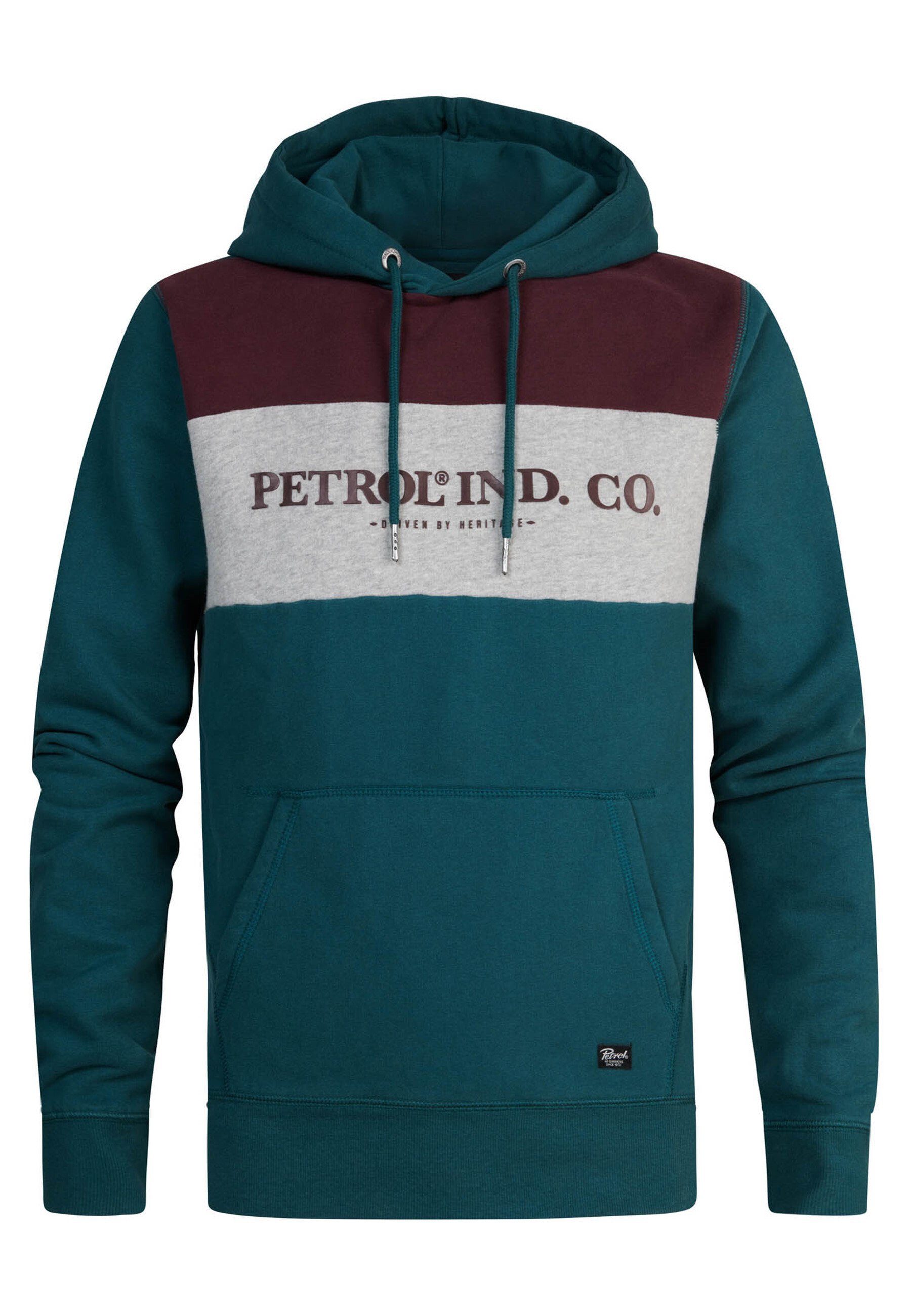 Petrol Industries Hoodie Kapuzenpullover Carmi Hoodie mit Color-Blocking (1-tlg)