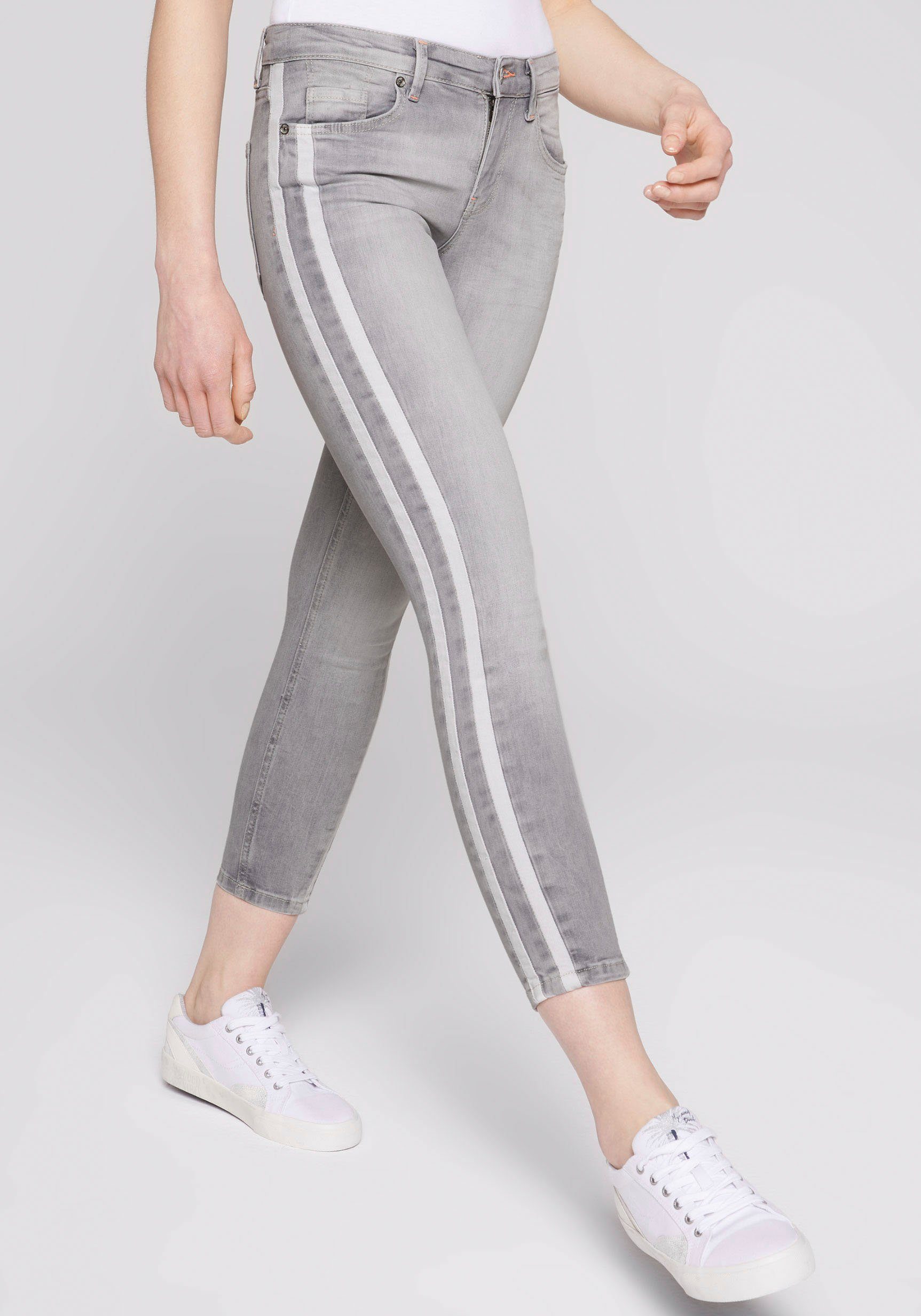 SOCCX 7/8-Jeans »Mira« mit modischen Streifen an der Seite online kaufen |  OTTO