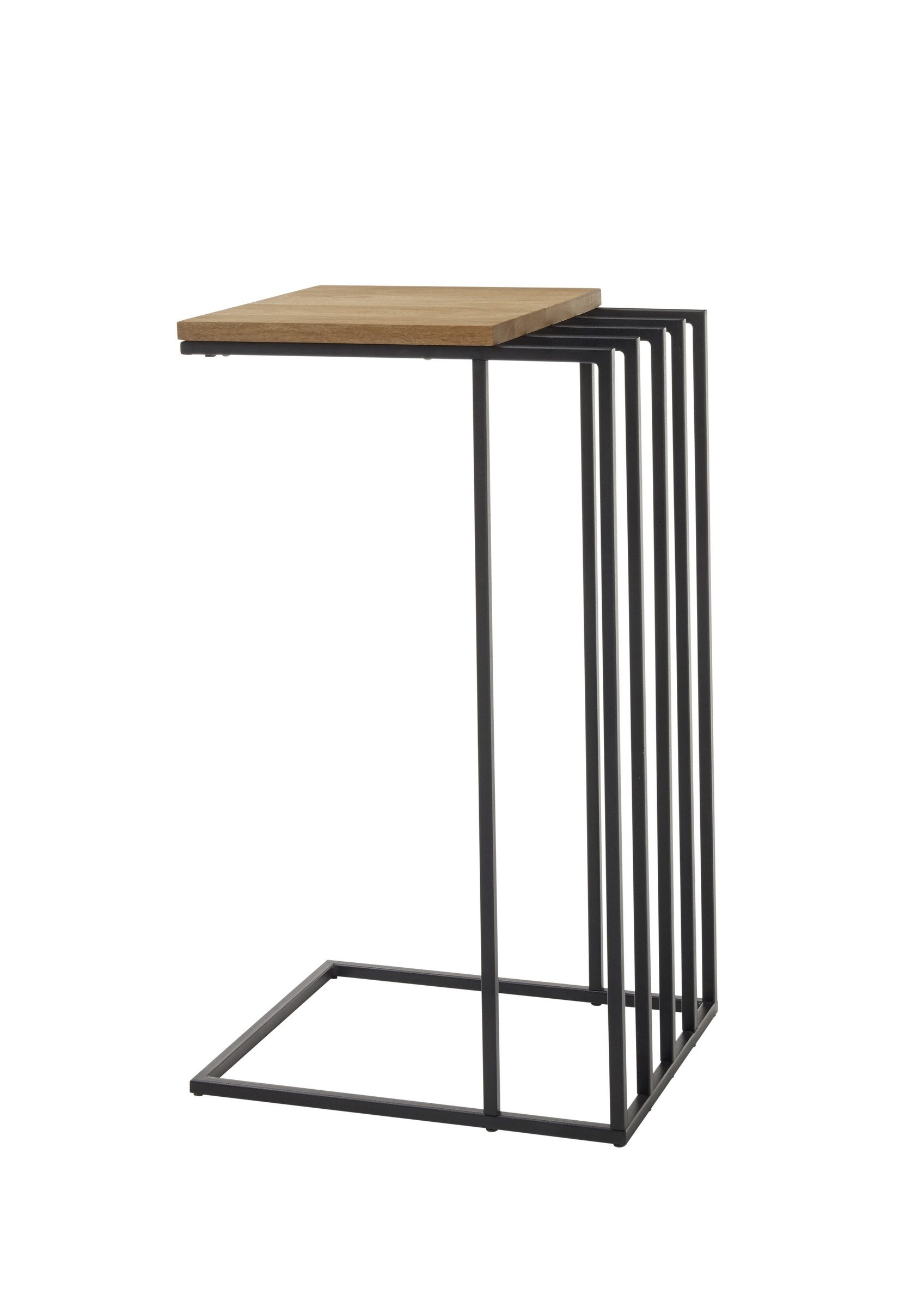 freiraum Beistelltisch JUBA, in Eiche, Massivholz / Metall - 40x70x35cm (BxHxT)