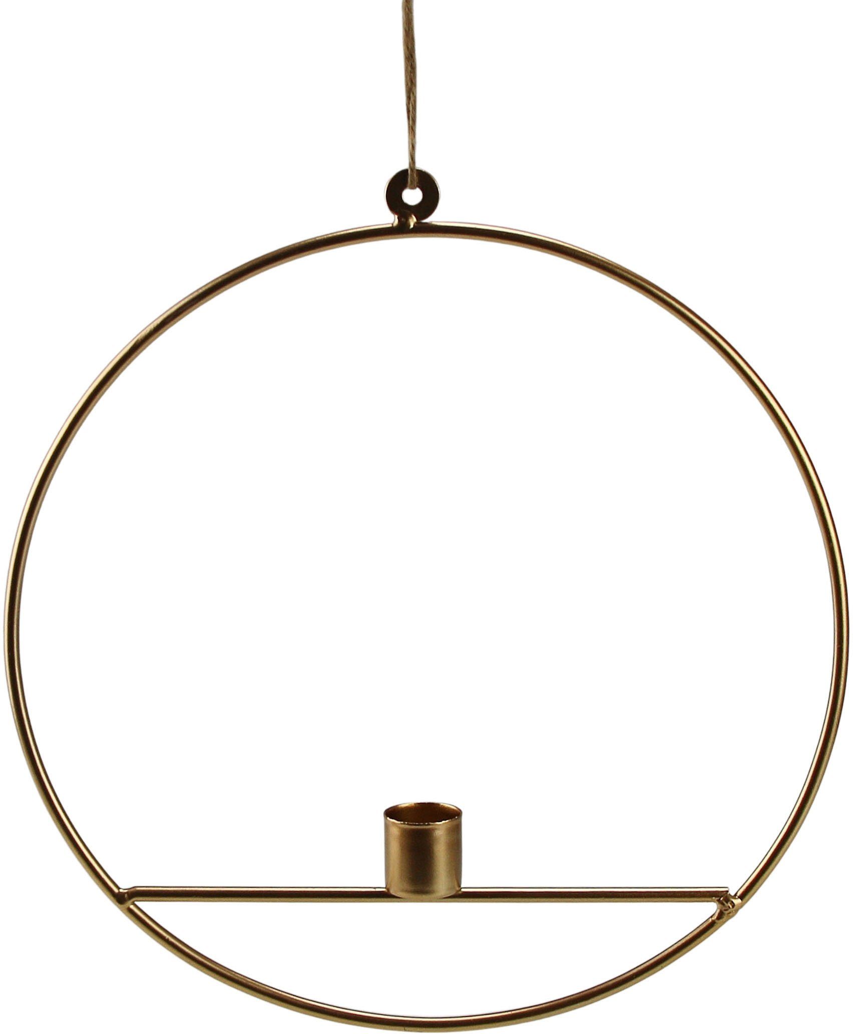 AM Design Kerzenhalter Weihnachtsdeko (Set, 2 St), aus Metall, Höhe ca. 27  cm