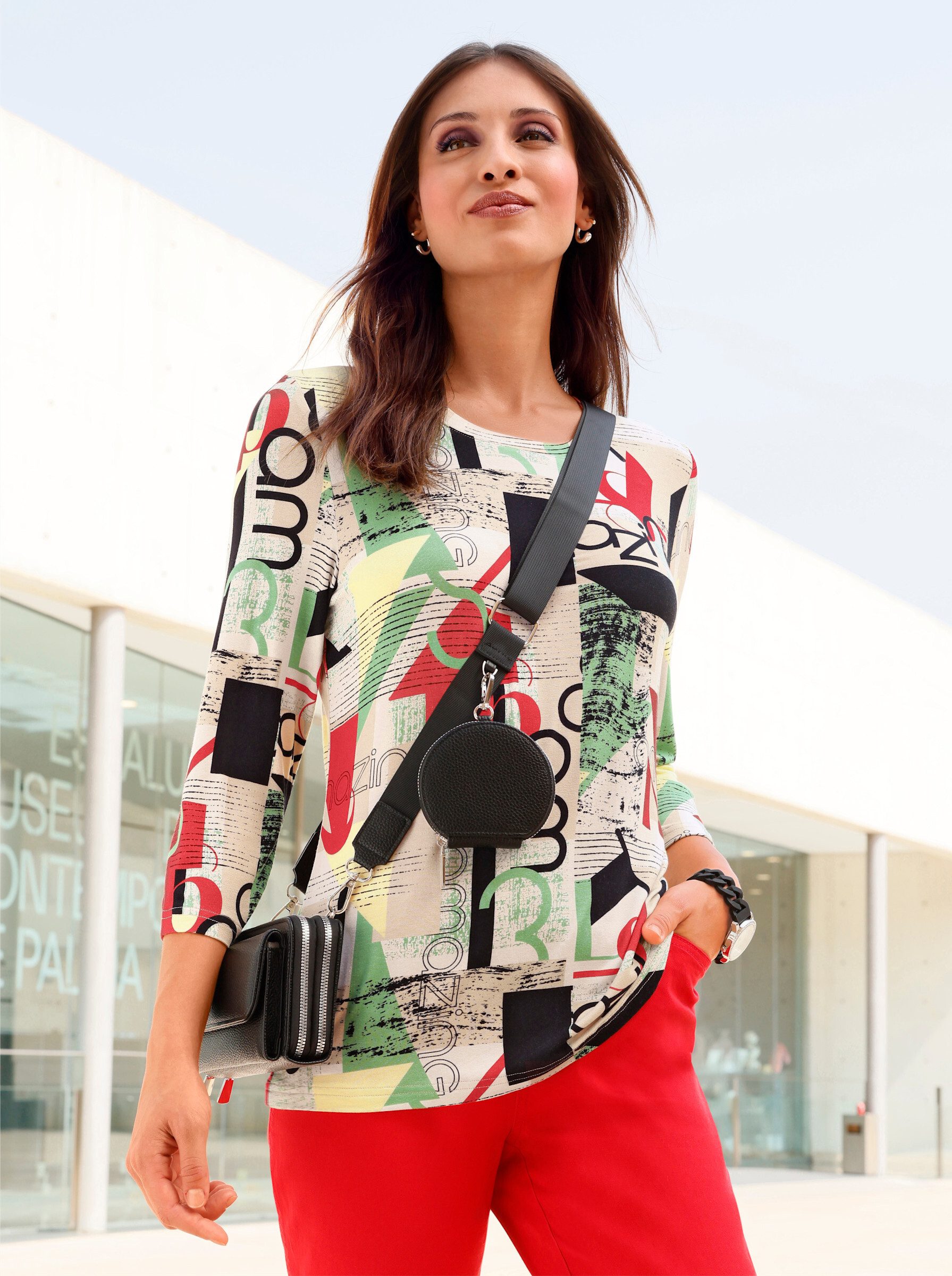 Witt T-Shirt Print-Shirt 3/4-Arm