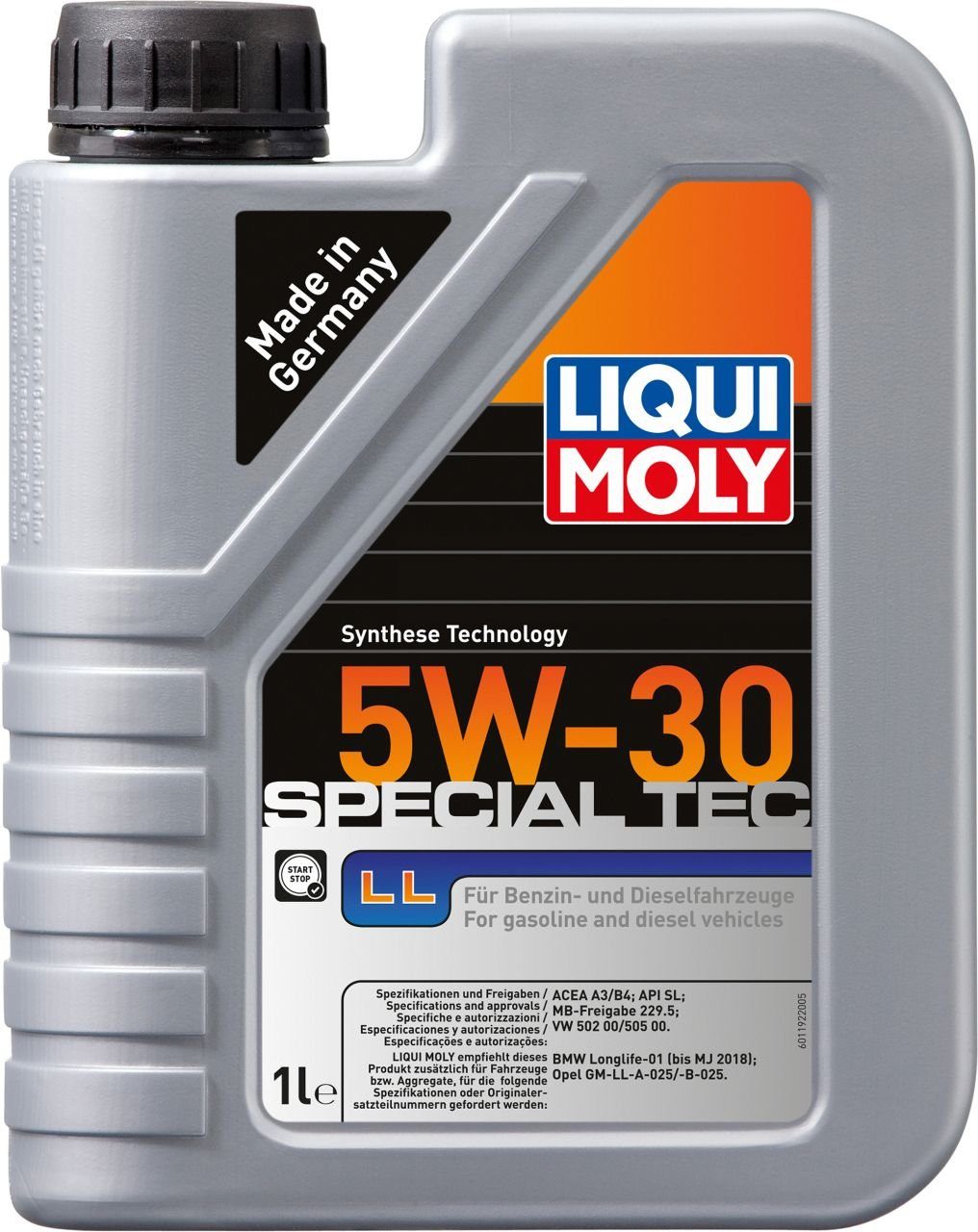 Liqui Moly Special Tec DX1 5W-30 Motoröl 5l - Motoröle für alle