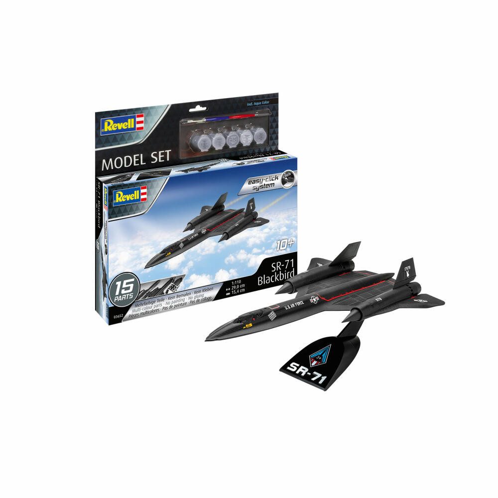 Revell® Modellbausatz Set Lockheed SR-71 Blackbird easy-click