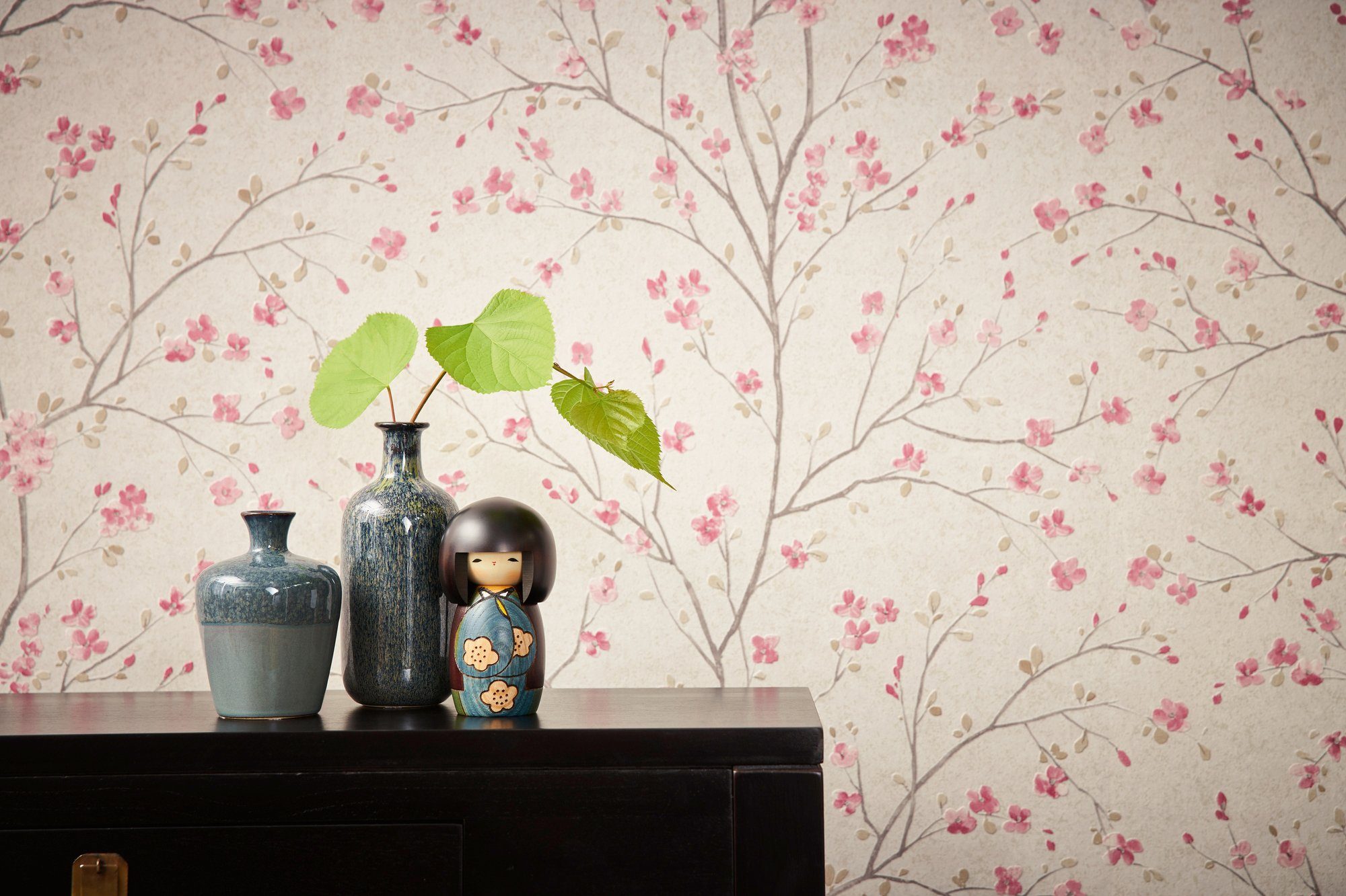 A.S. Création living walls Vliestapete Tapete botanisch, Stories, floral, rosa/weiß Mio Tokio, Blumen Metropolitan
