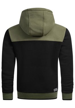 Alessandro Salvarini Kapuzenpullover ASLerio mit großer Kapuze, mit Kapuze