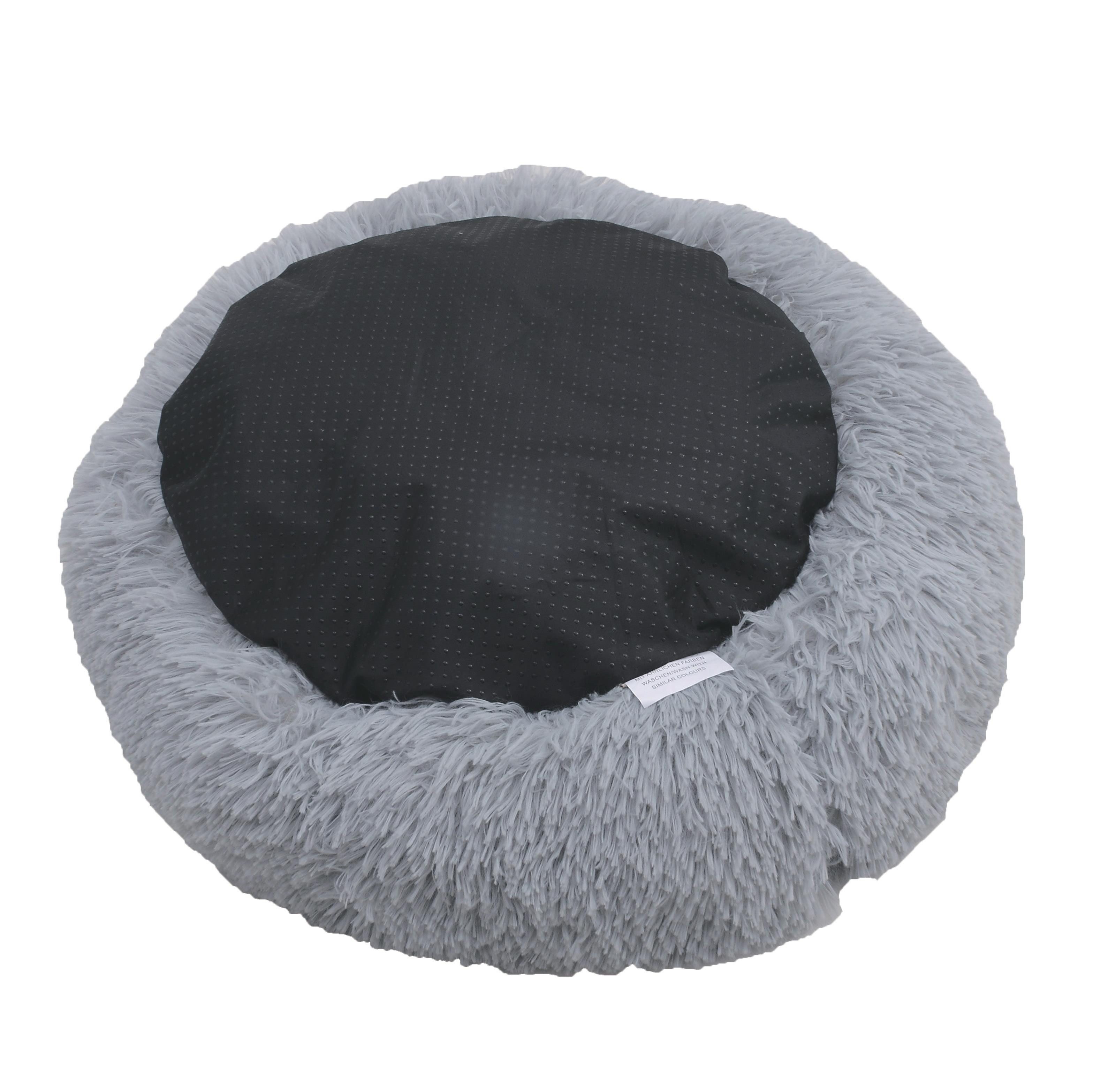 ESTEXO Hundebett Hundekissen Hundekorb 80 cm Plüsch Tierbett Hundesofa Katzenbett Gr