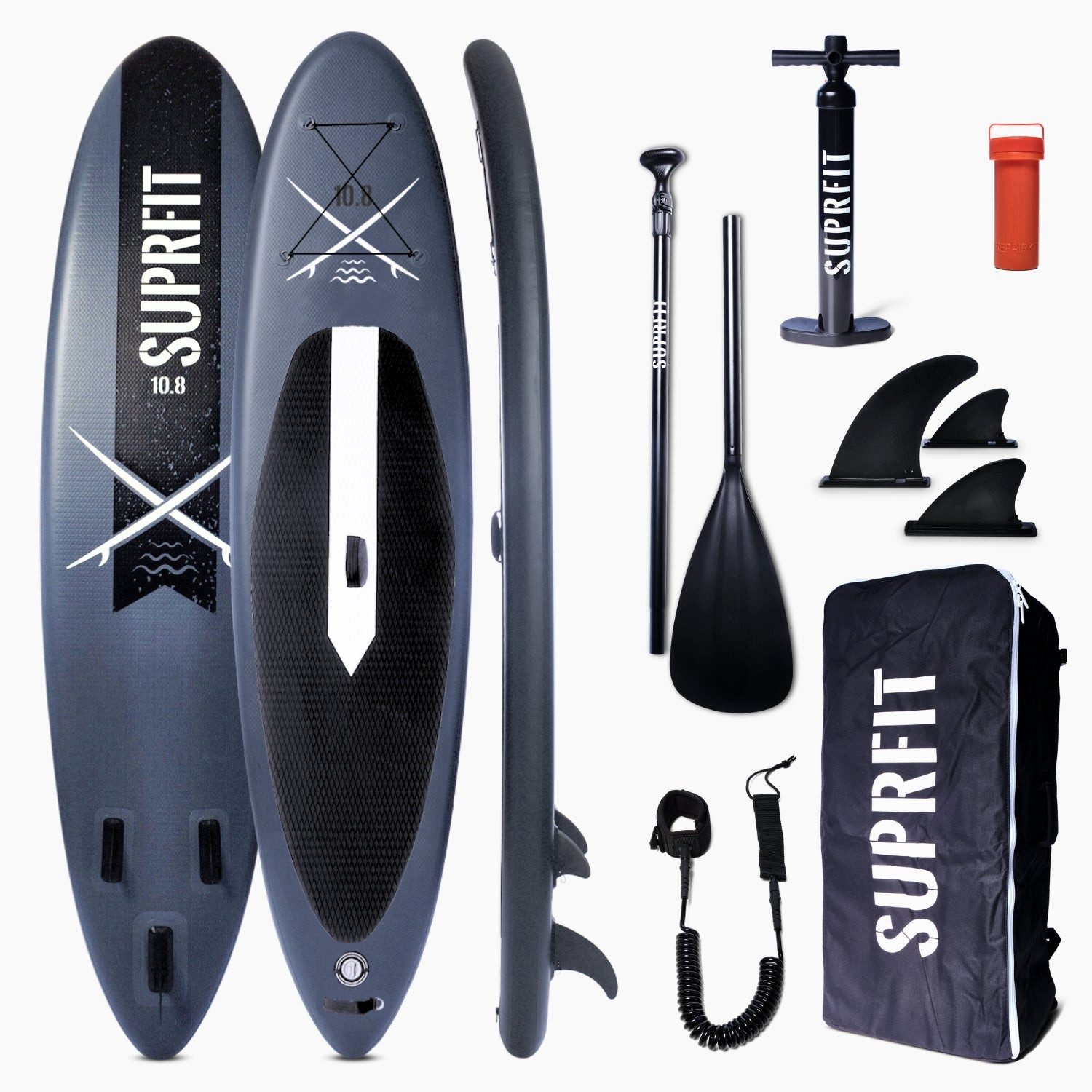 SF SUPRFIT SUP-Board Stand Up Paddling Board aufblasbar, Stand Up Paddle Board - 330 x 78 x 15 cm bis max. 130 kg