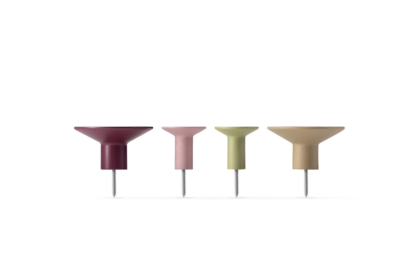 Remember Garderobenhaken, Remember Wandhaken Fuchsia 4-teilig