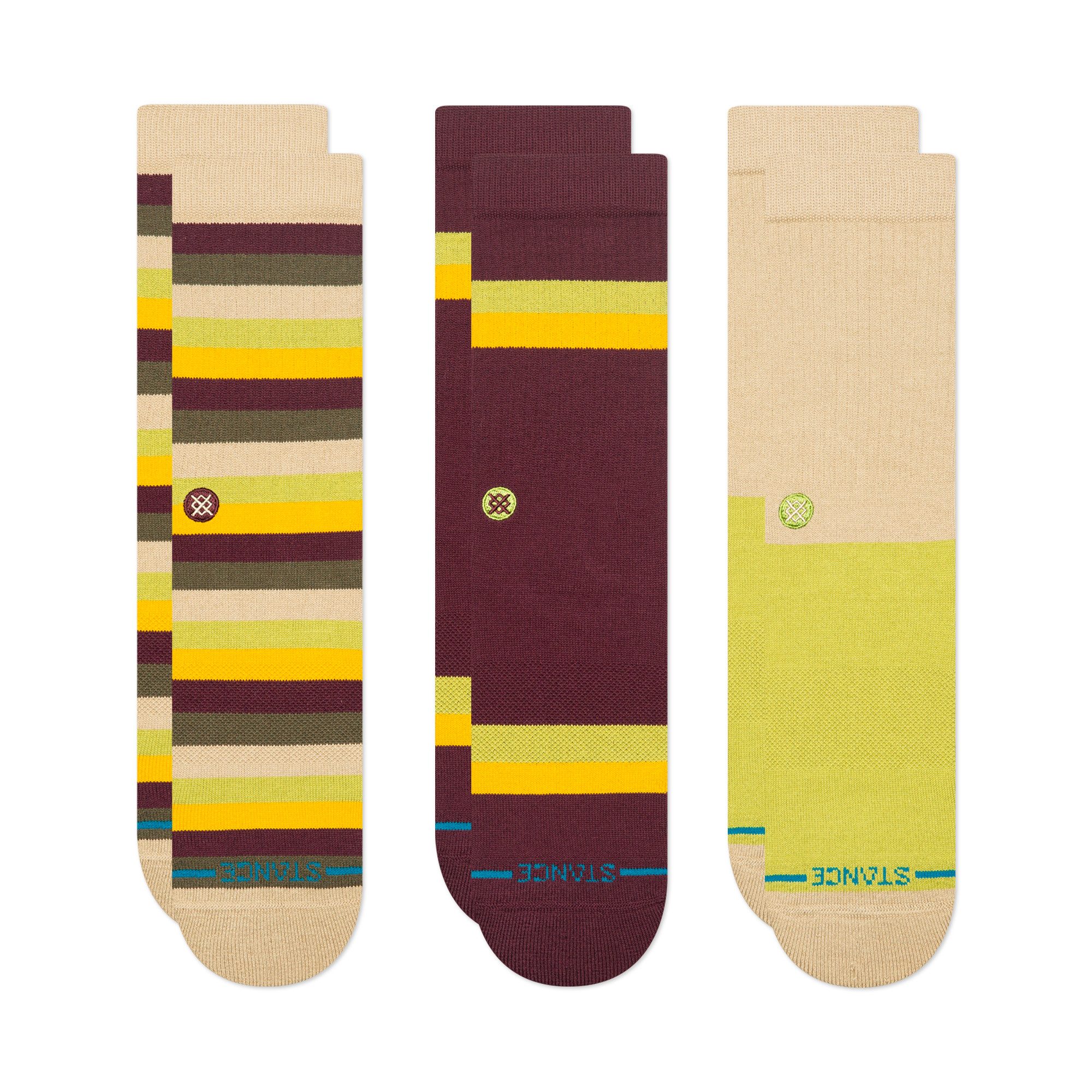 Stance Freizeitsocken UPSTATE CREW 3 PACK günstig online kaufen
