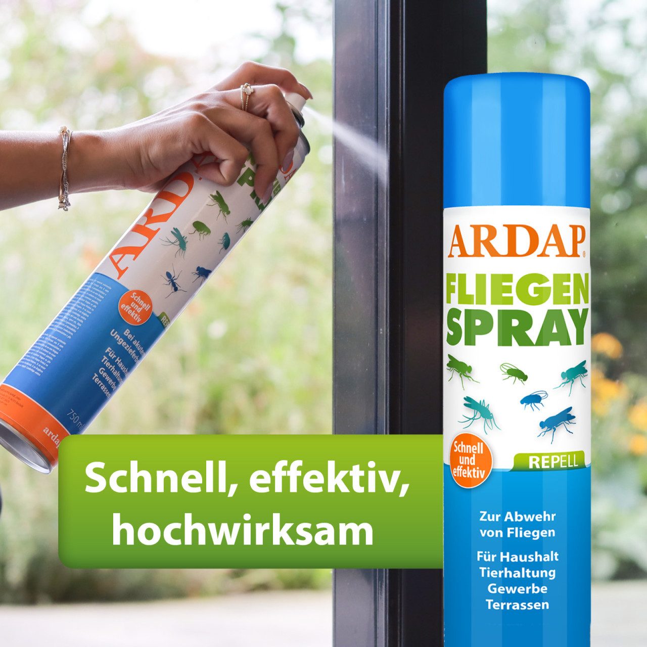 Ardap Insektenspray ARDAP Repell Fliegenspray 400 ml – Bild 5 von 5
