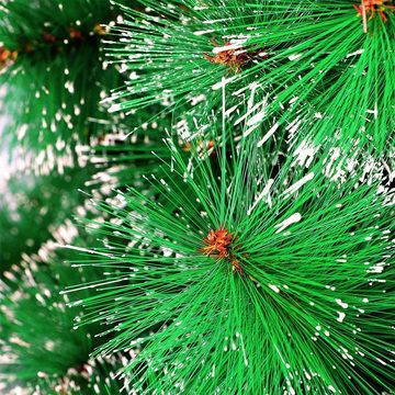 UISEBRT Künstlicher Weihnachtsbaum Christbaum PVC, mit Schnee & Ständer