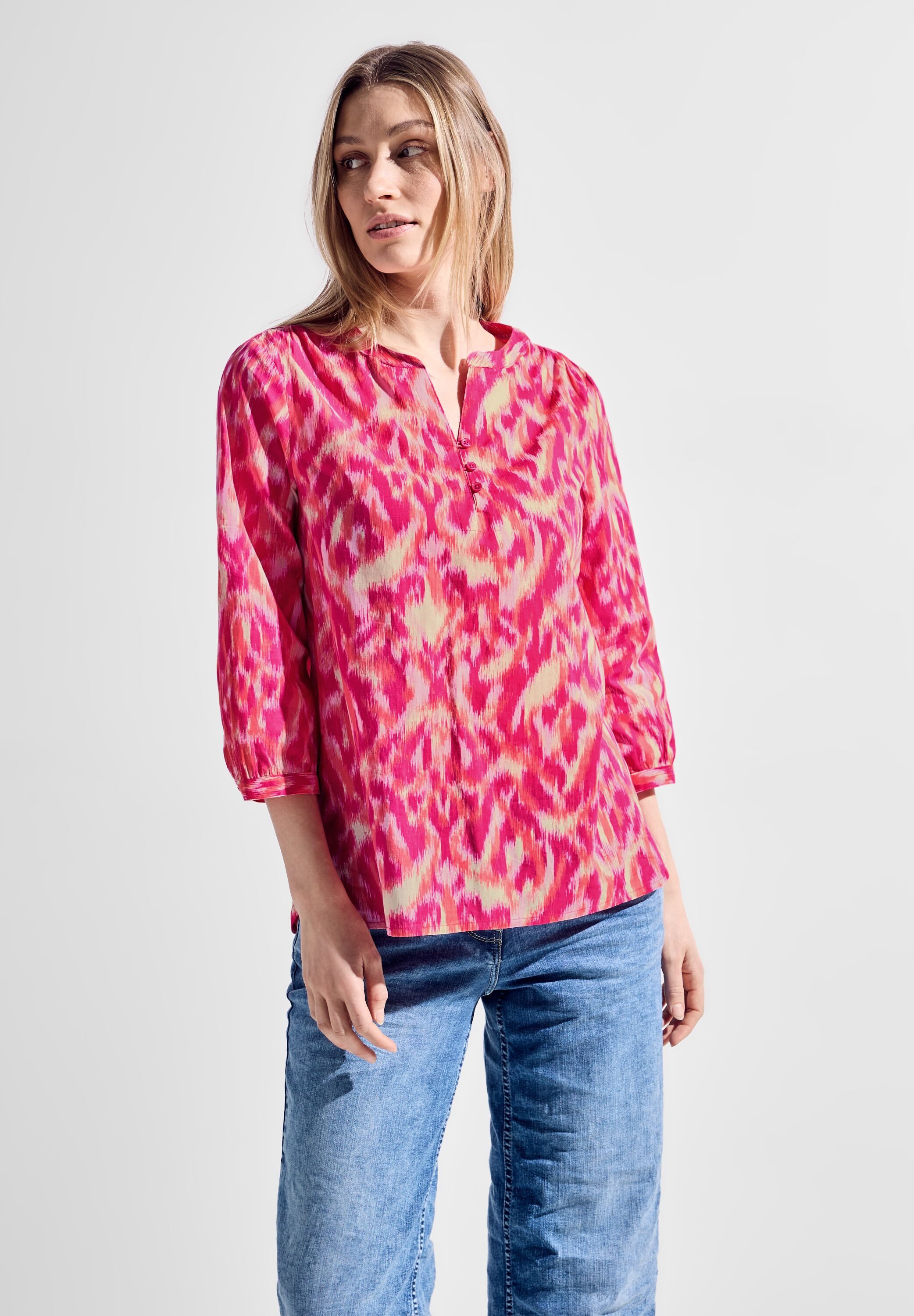 Cecil Shirtbluse mit 3/4 Arm und Alloverprint