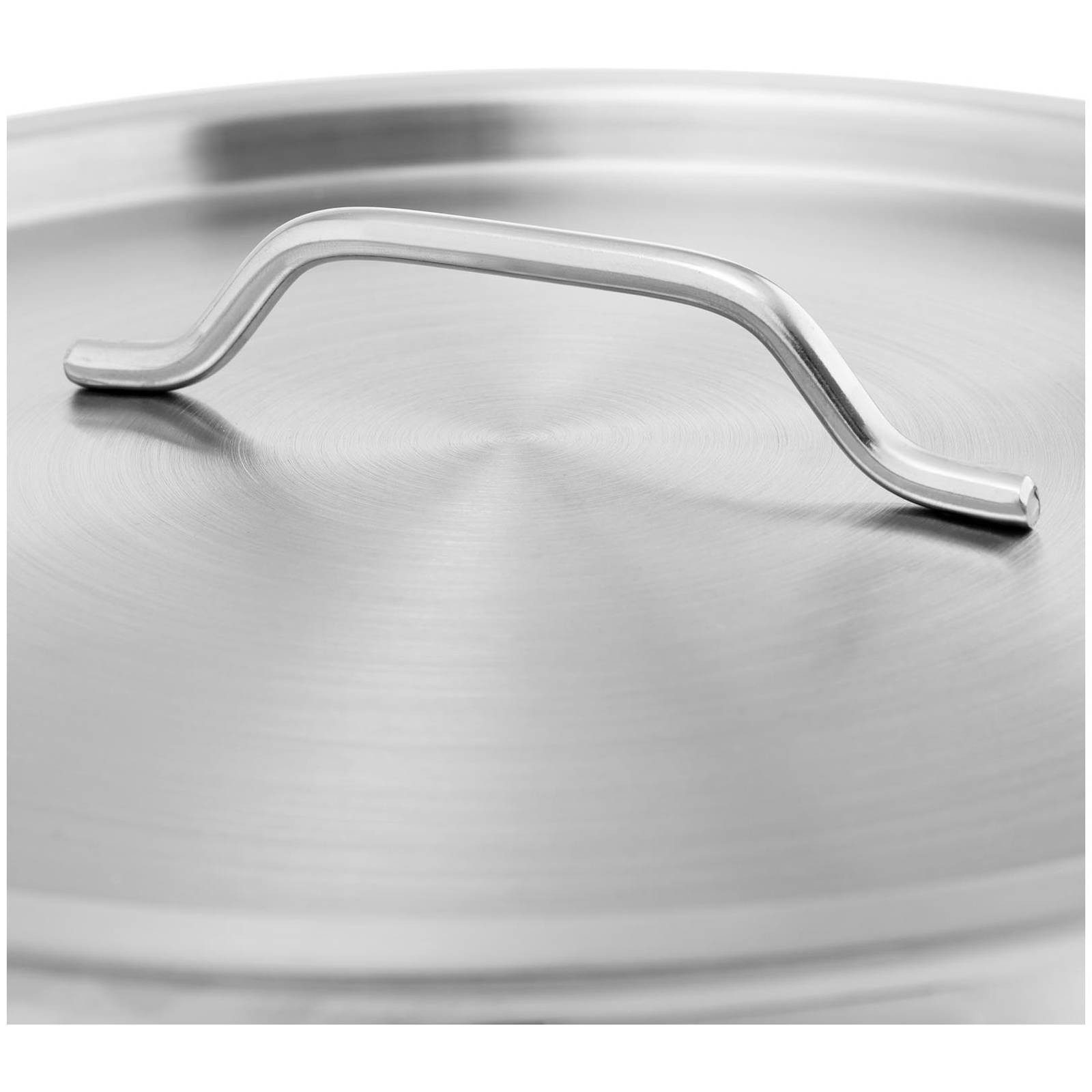 Royal Catering Kochtopf Edelstahl Kochtopf Induktion Topf Suppentopf Universaltopf 23 L Ø 35, Edelstahl, verschiedene Größen