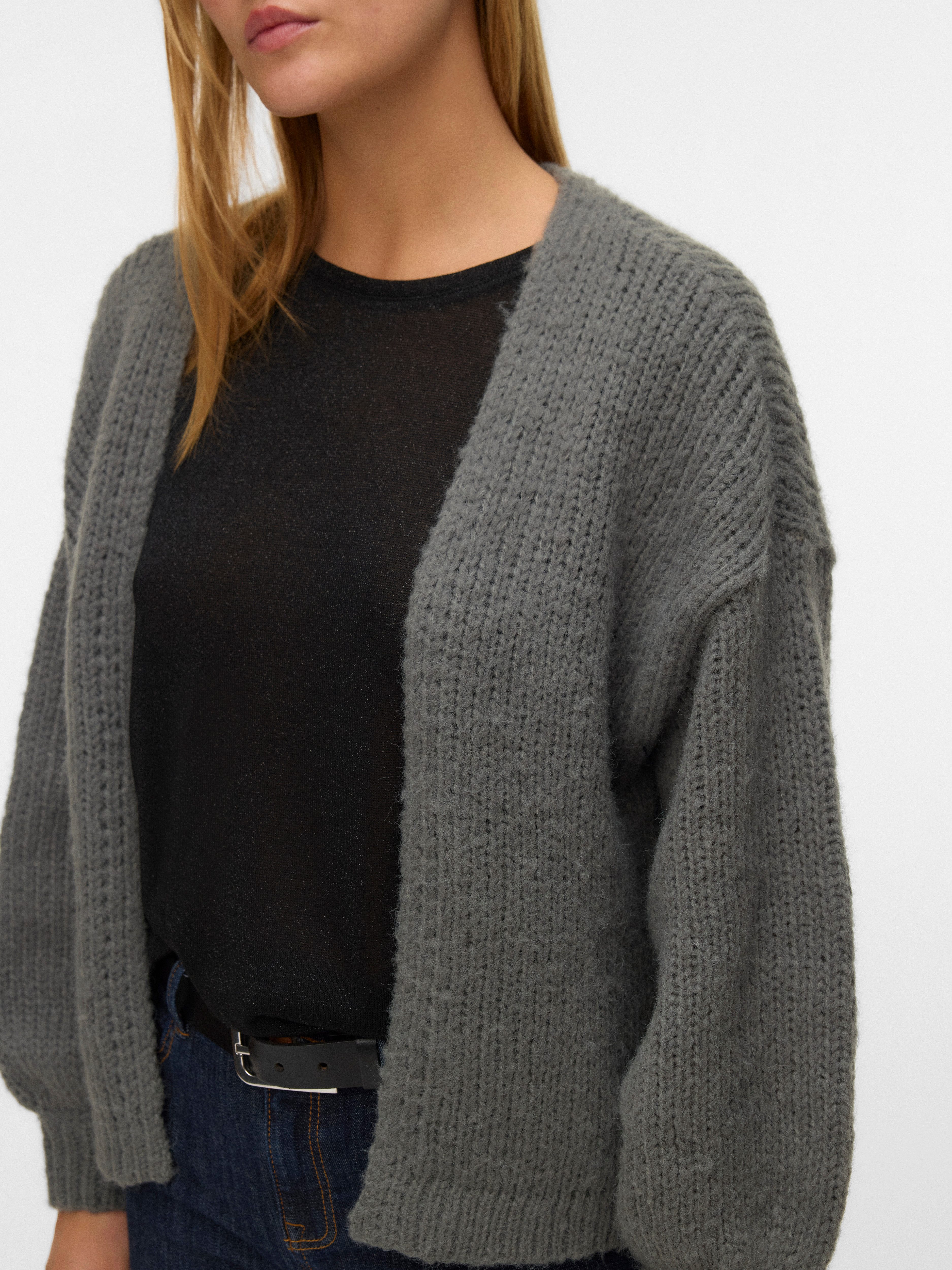 Vero Moda Strickjacke VMMAYBE LS OPEN CARDIGAN GA REP