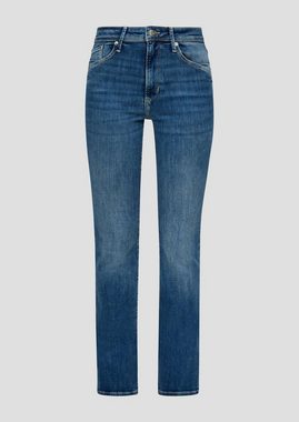 s.Oliver 5-Pocket-Jeans Jeans Beverly / Slim Fit / High Rise / Bootcut Leg Waschung, Label-Patch