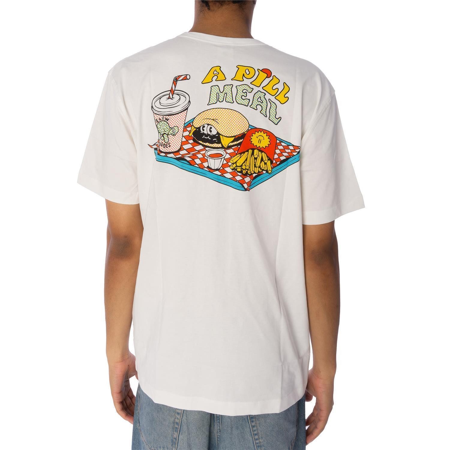 The Dudes T-Shirt T-Shirt The Dudes A Pill Meal (1-tlg) "The Dudes-A Pill Meal" Logo-Print auf der Rückseite