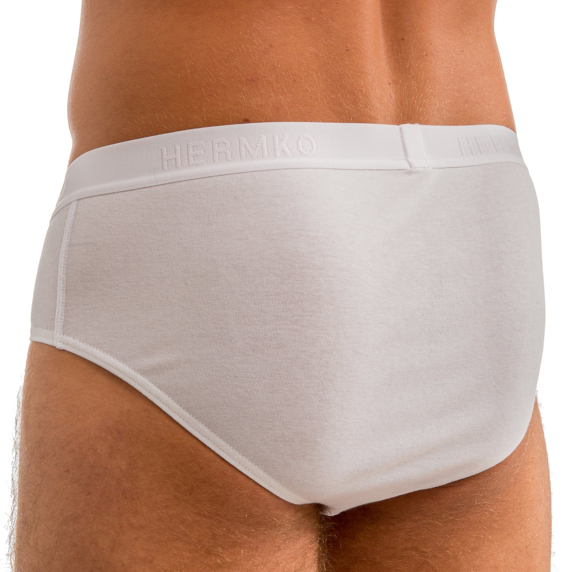 HERMKO Slip 8310 Bio-Baumwolle/Elastan, enganliegend, ohne Eingriff, Dehnbund