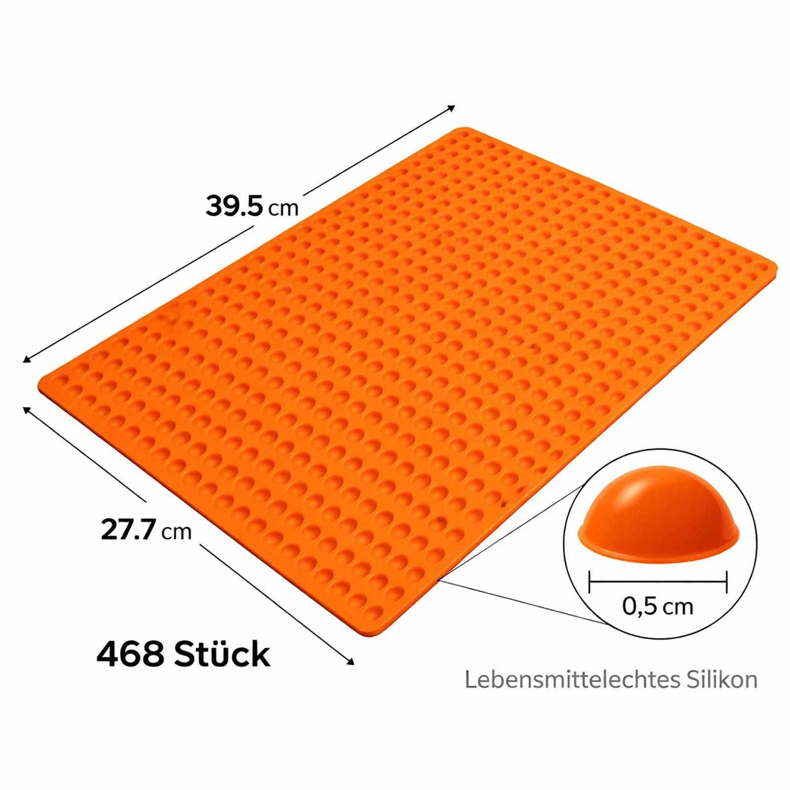 BURI Backmatte Silikon Backunterlage Backpapier Teigmatte Backmatte Teigunterlage, Silikon