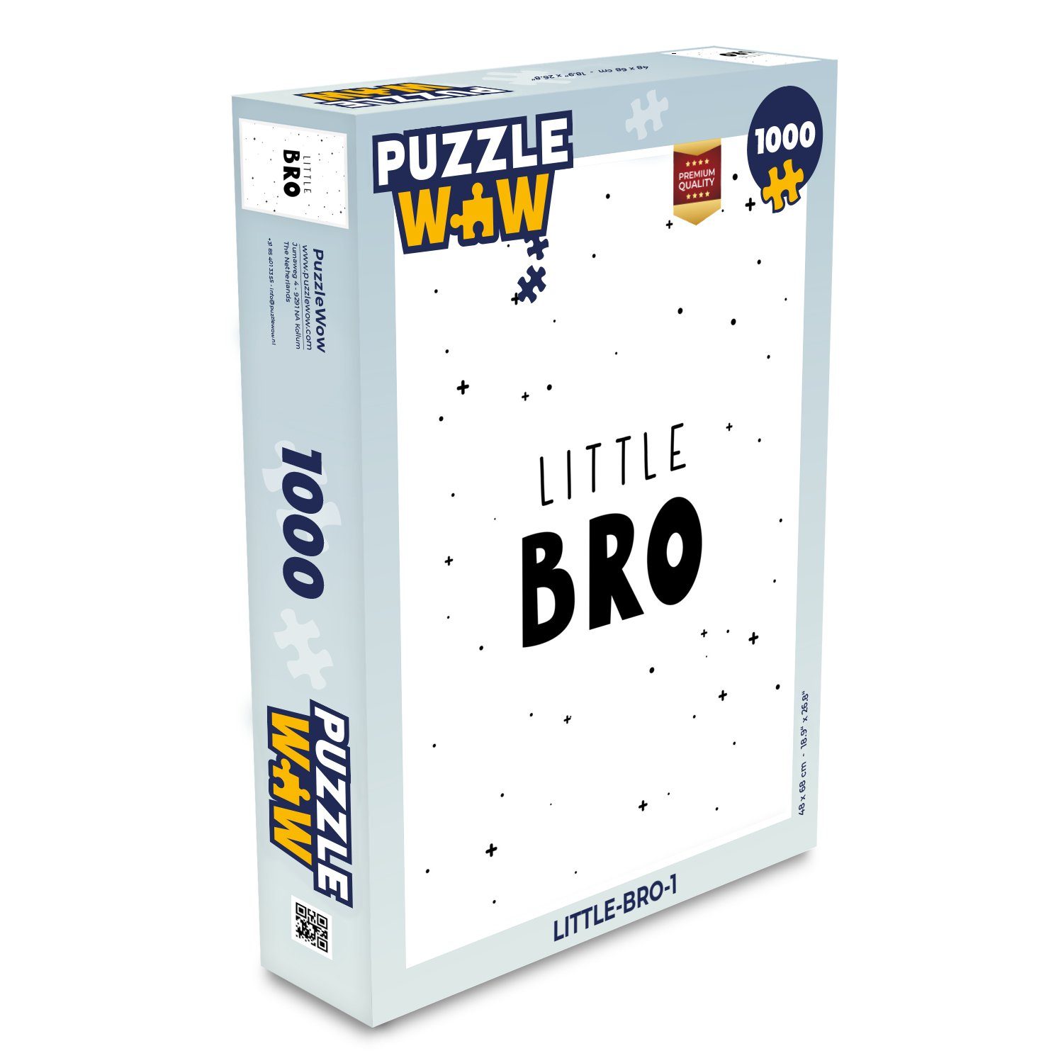 MuchoWow Puzzle Sprichwörter Kind Jungen Kleiner Bruder Zitate