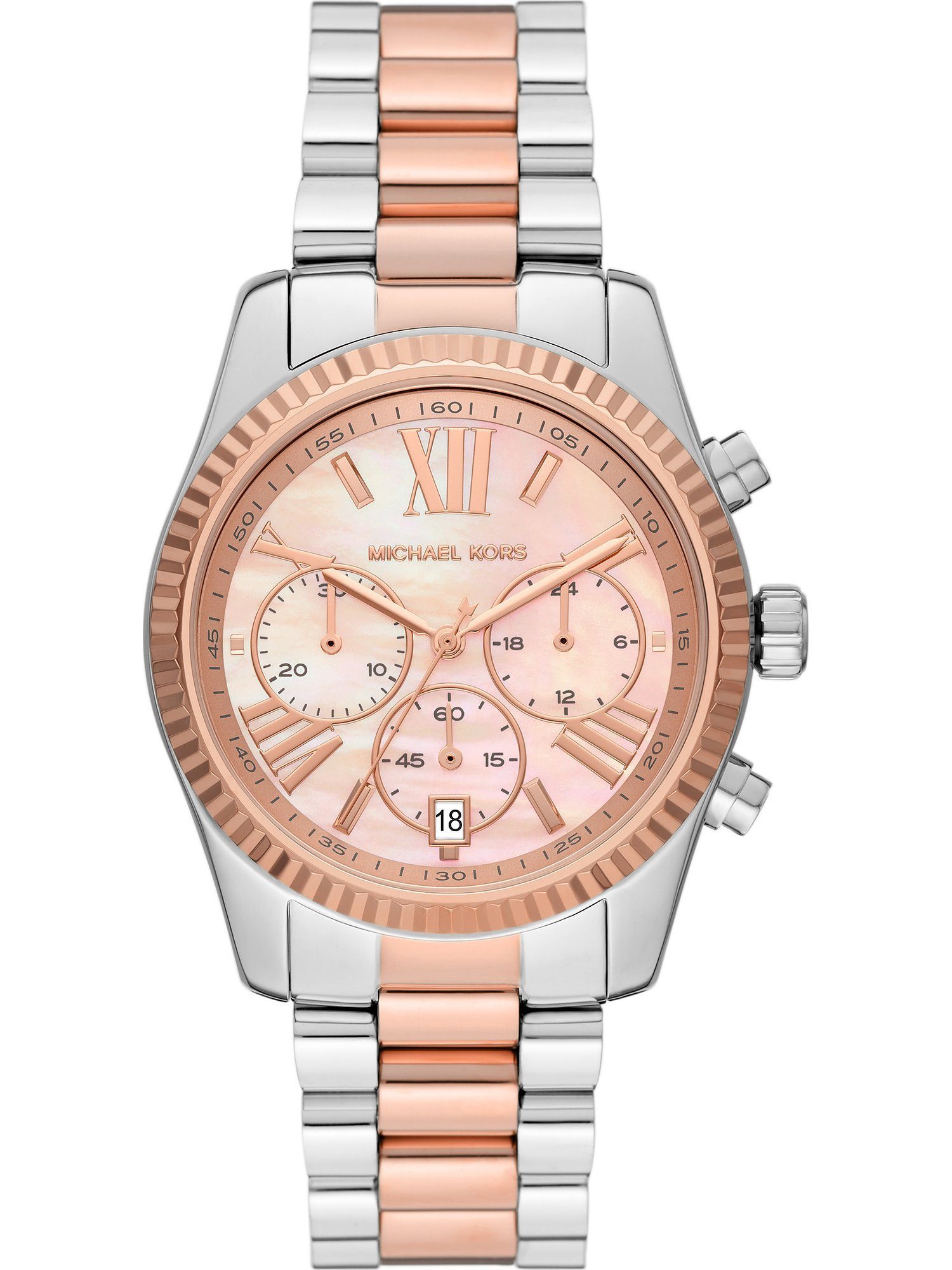 MICHAEL KORS Chronograph Michael Kors Damen-Uhren Analog Quarz