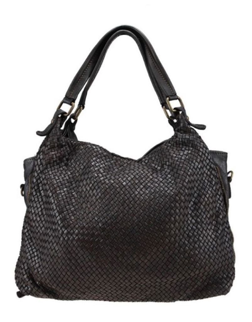 Handtasche Lea Italy Designer Damen Schultertasche Tasche Leder